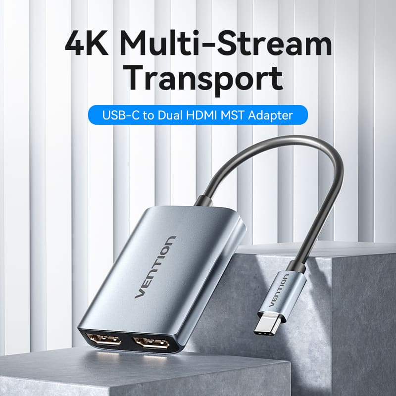 Vention USB-C to Dual HDMI MST Adapter、mySite、fannypackpong