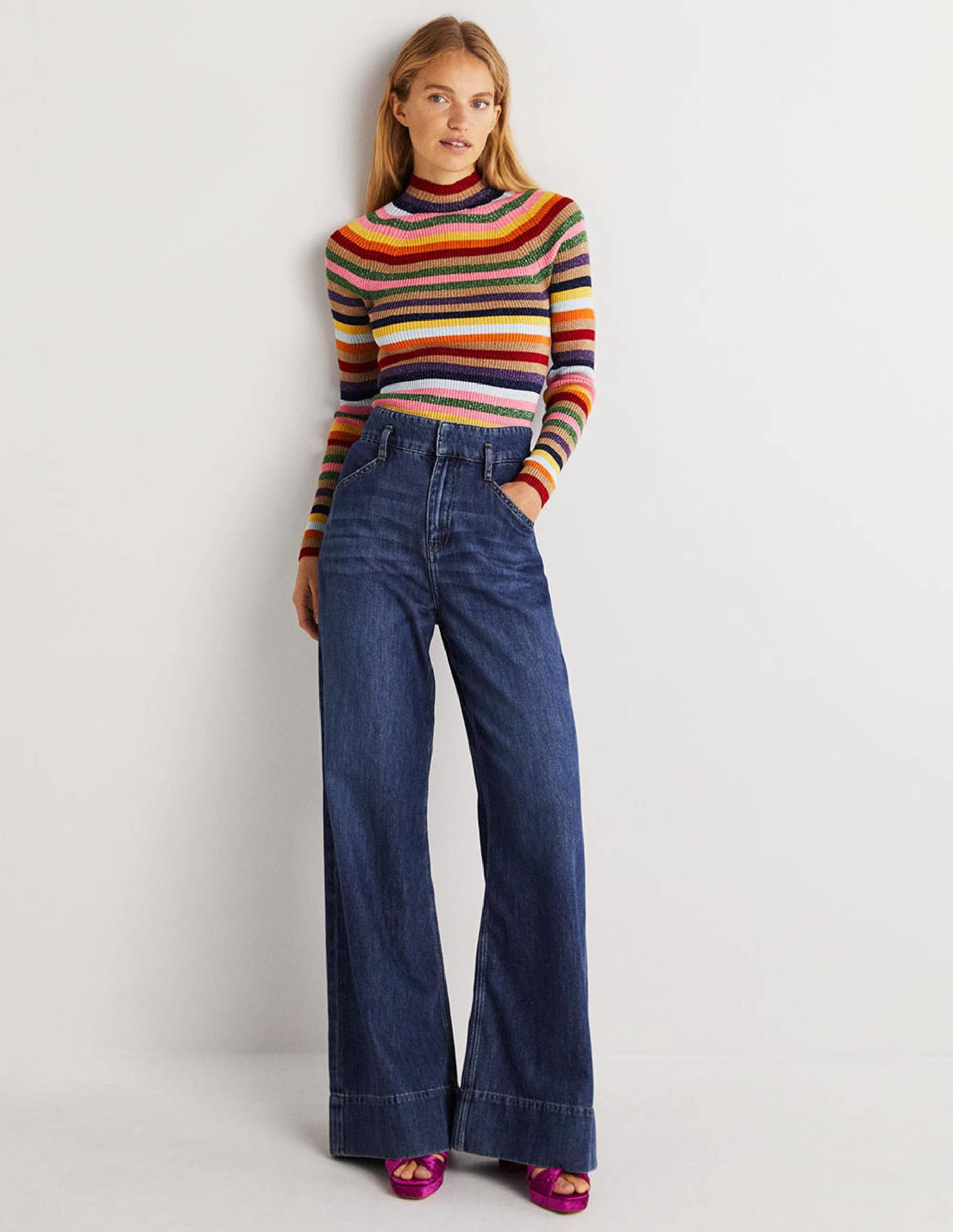  Matilda Sparkle Jumper-Sparkle Multi Stripe、mySite、ashleygrahame