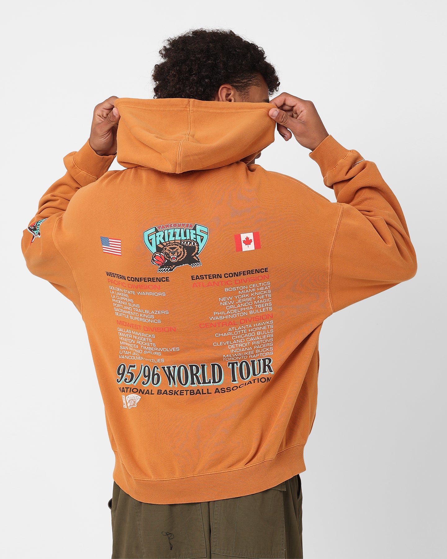 Mitchell & Ness Vancouver Grizzlies Tour Hoodie Bronze、mySite、zt4zffjzw