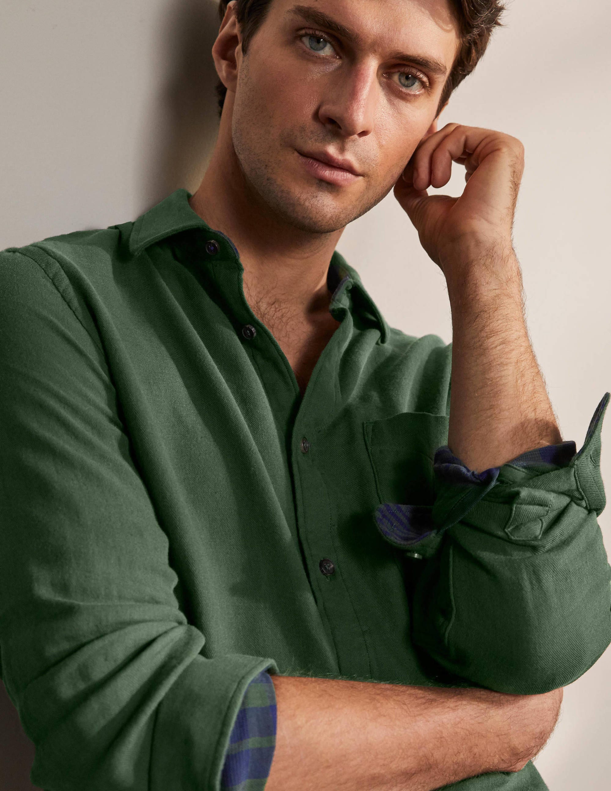  Doublecloth Shirt-Castleton/Space Blue、mySite、ashleygrahame