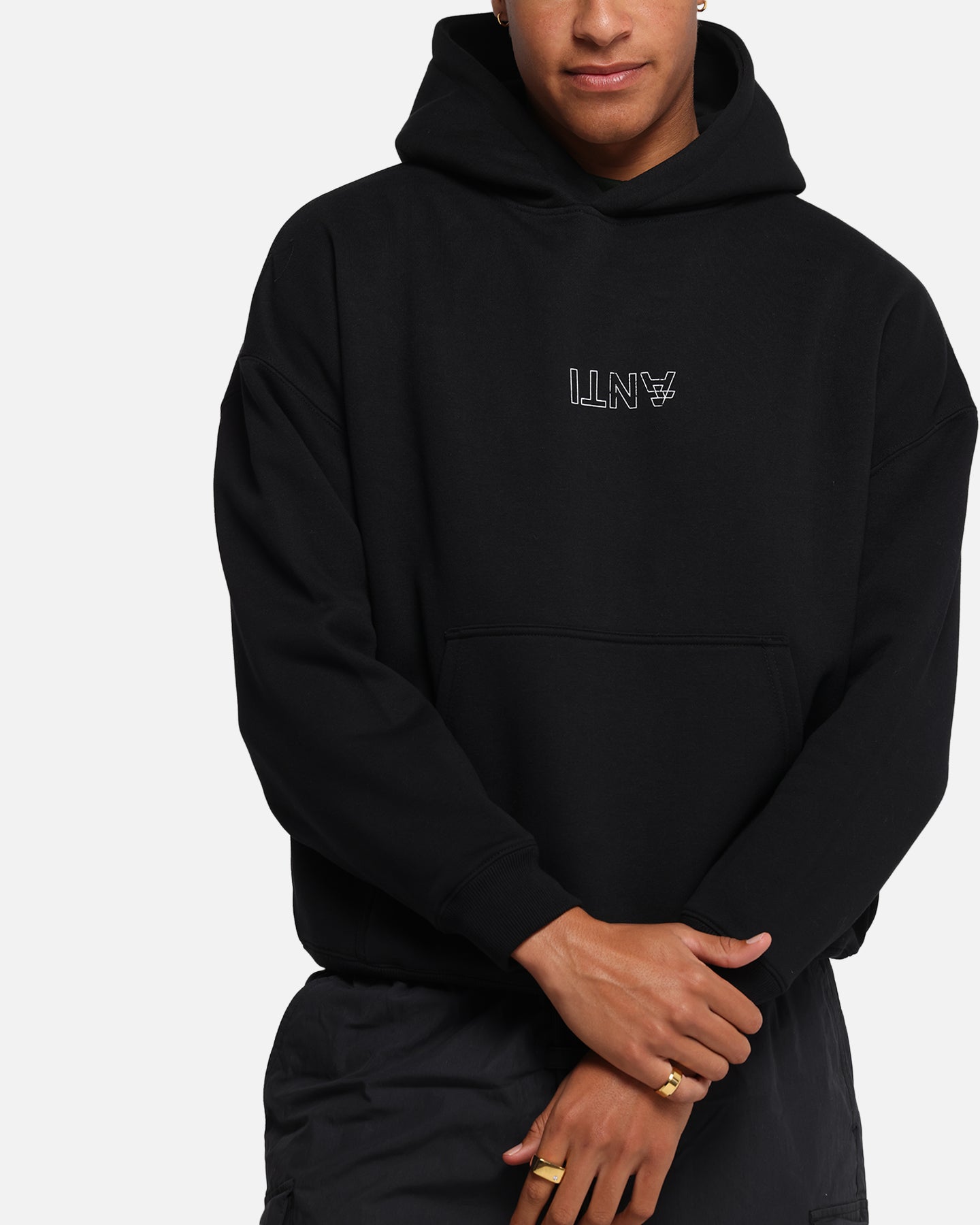 The Anti Order Truth In Chaos Boxy Hoodie Black、mySite、zt4zffjzw