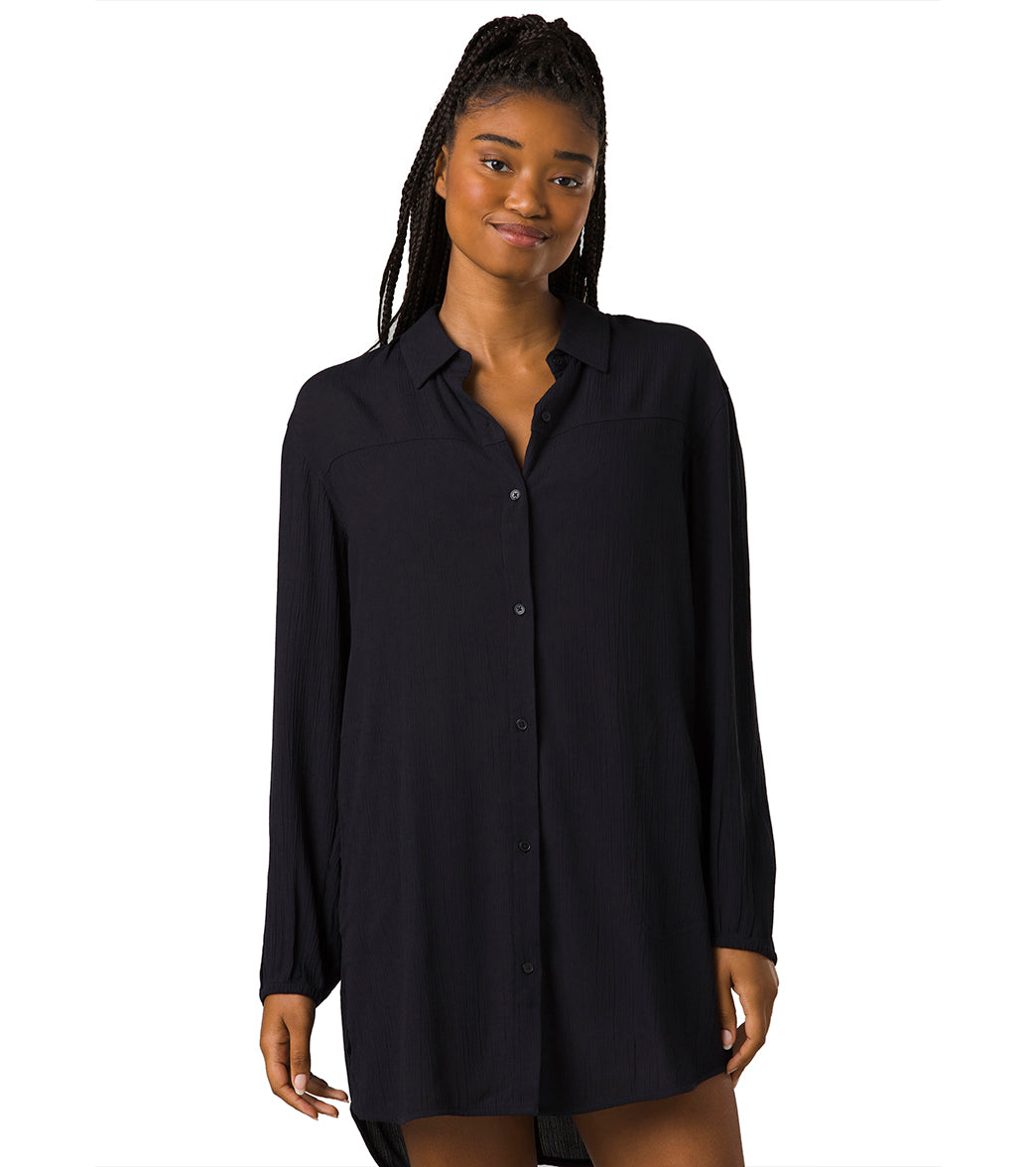 prAna Women's Fernie Cover Up Shirt、mySite、noshort
