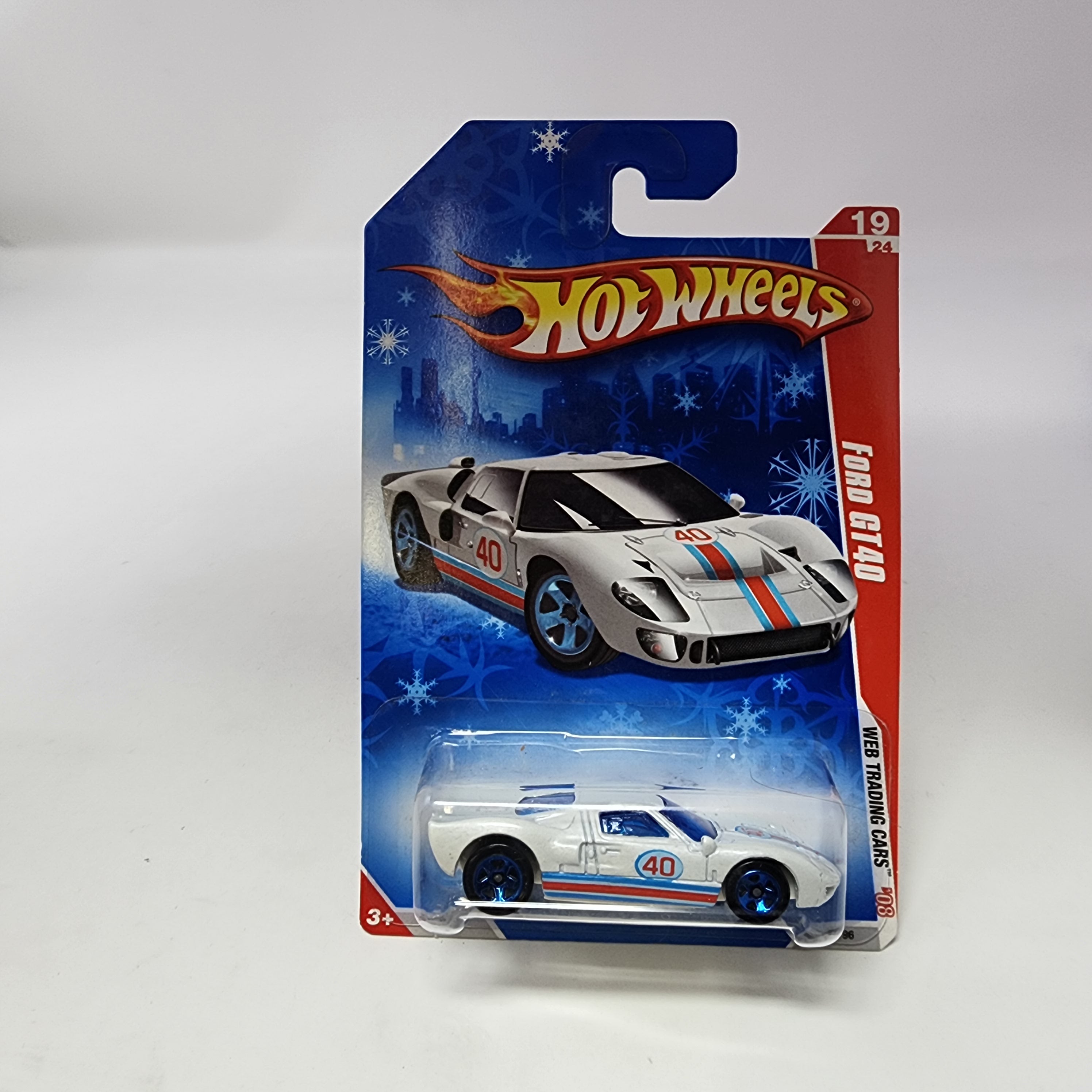 Ford GT40 * White * Hot Wheels 2008 Target Only Snow Card、mySite、hgirdovlk