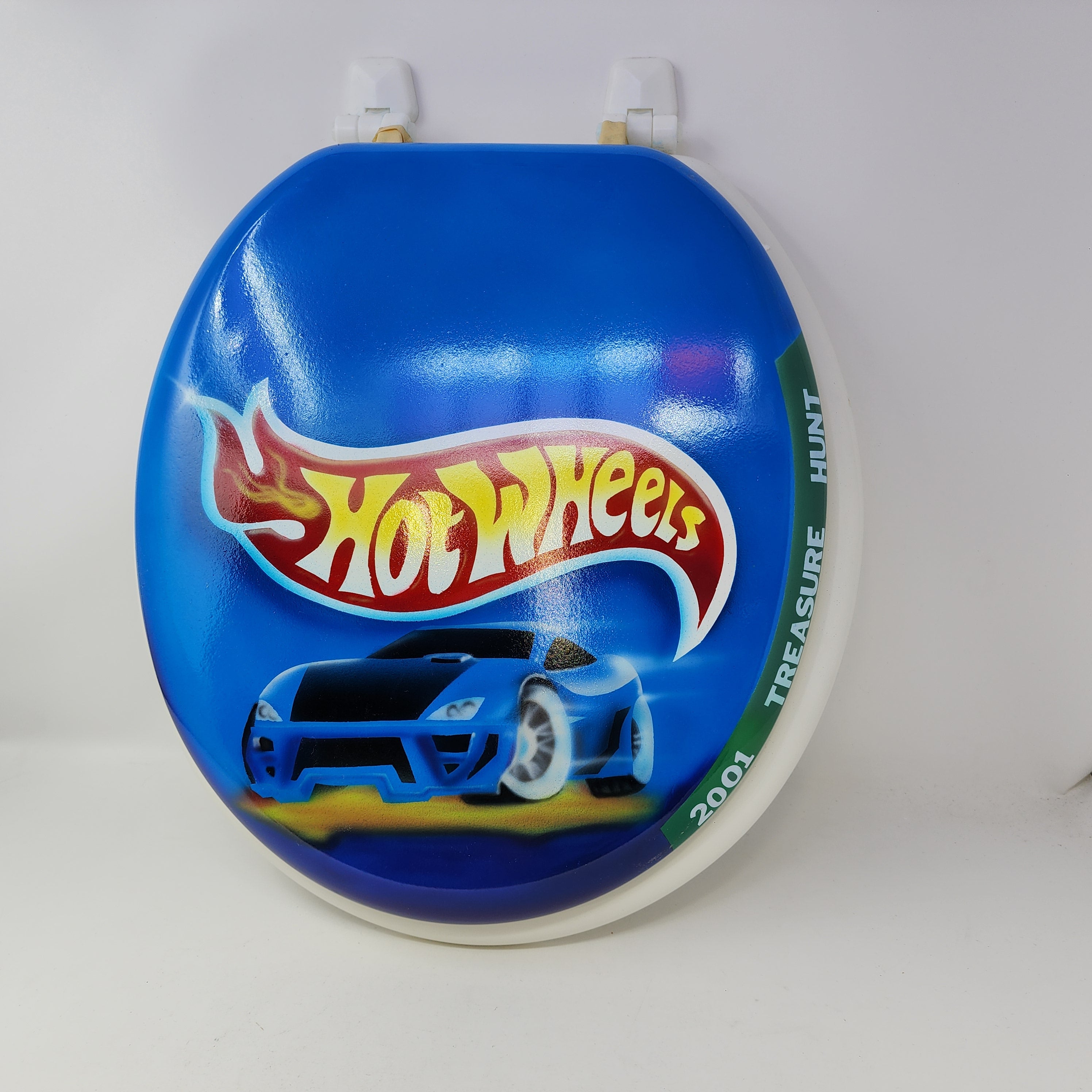 Hot Wheels 2001 Treasure Hunt Seat * Enamel Wood Composition Toilet Seat、mySite、hgirdovlk