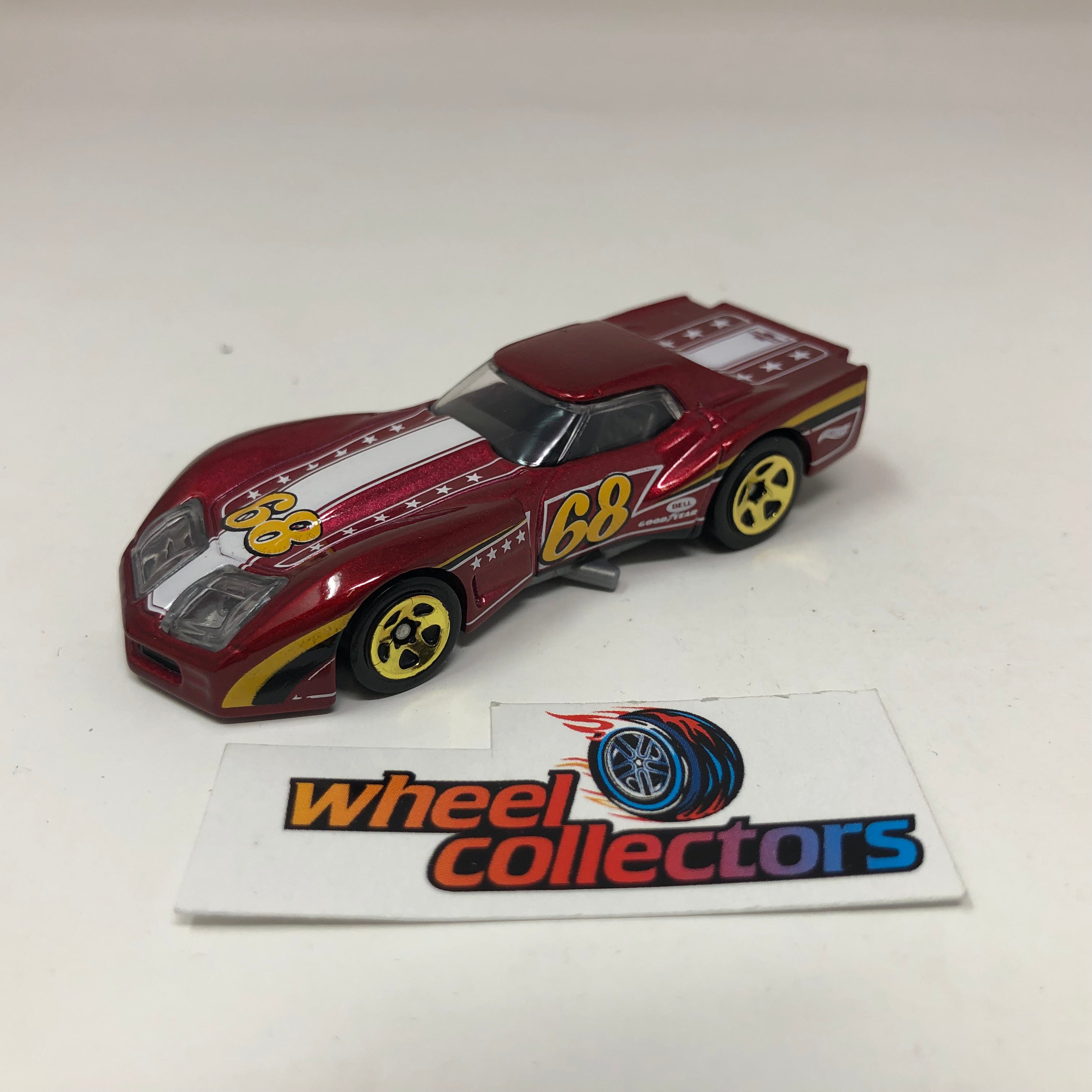 '76 Greenwood Corvette * Red * Hot Wheels Loose 1:64 Scale、mySite、hgirdovlk