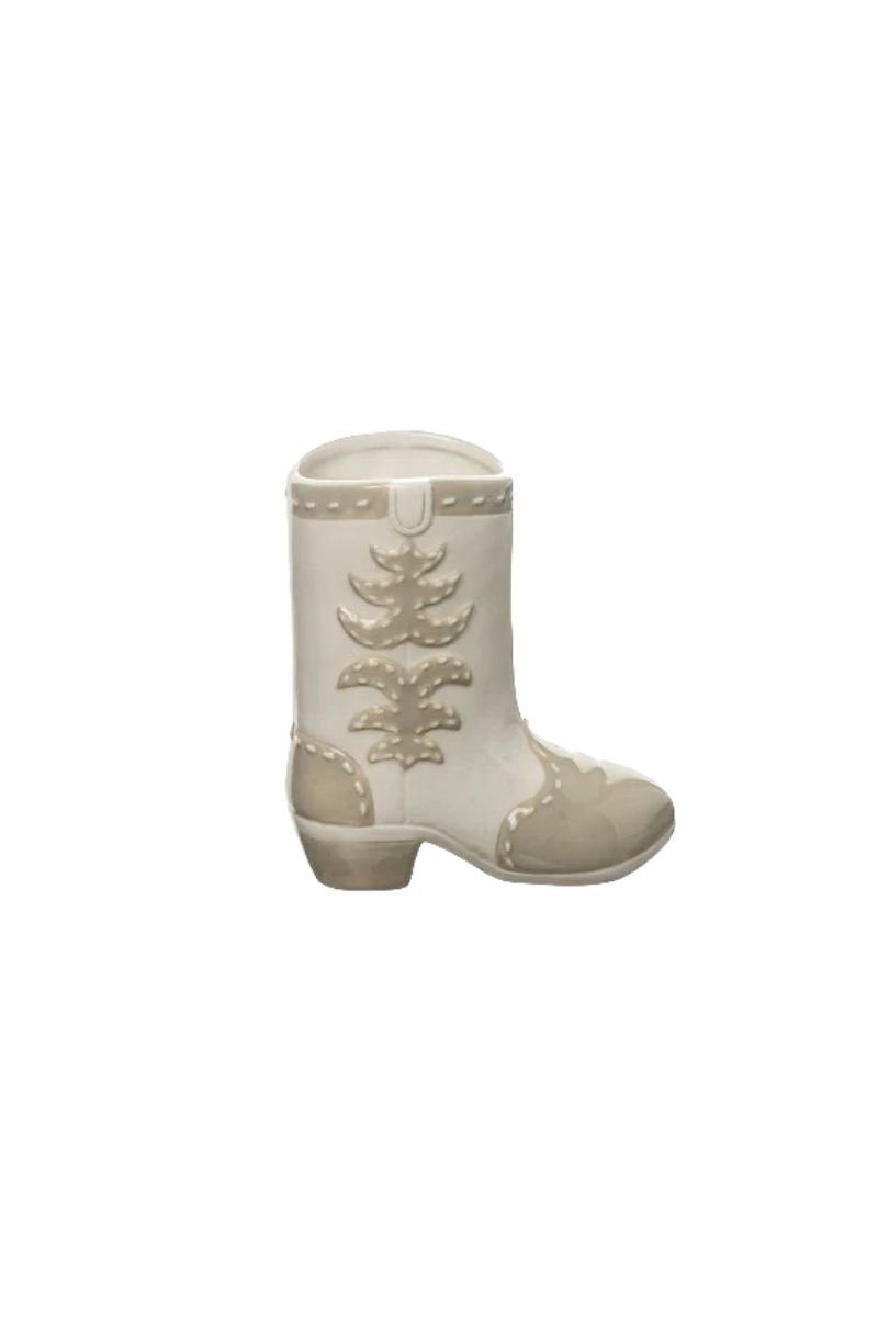 Ceramic White Boot Vase、mySite、hinf8tx79