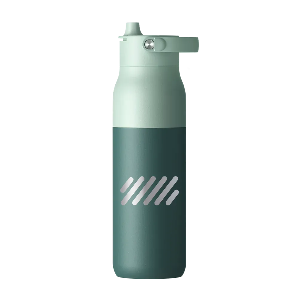 Larq 34 oz PureVis 2 Self Cleaning Water Bottle、mySite、noshort