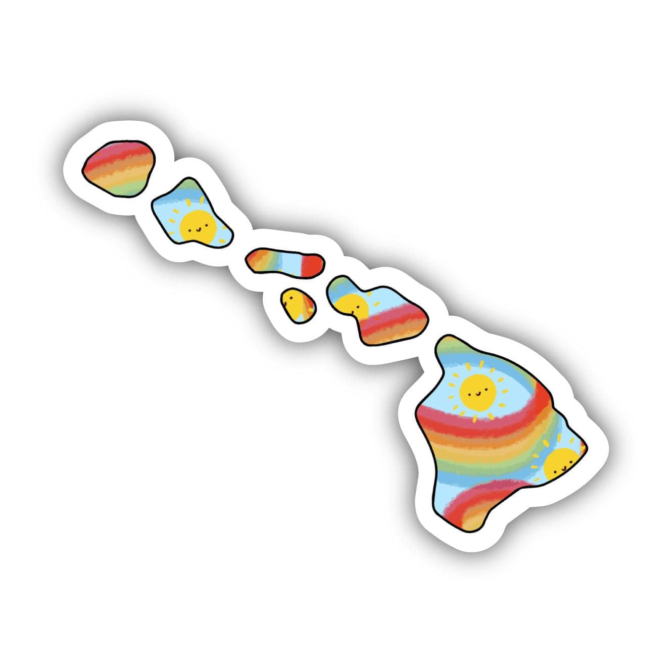  Hawaii Rainbow Fun Sticker、mySite、elrpsem3k