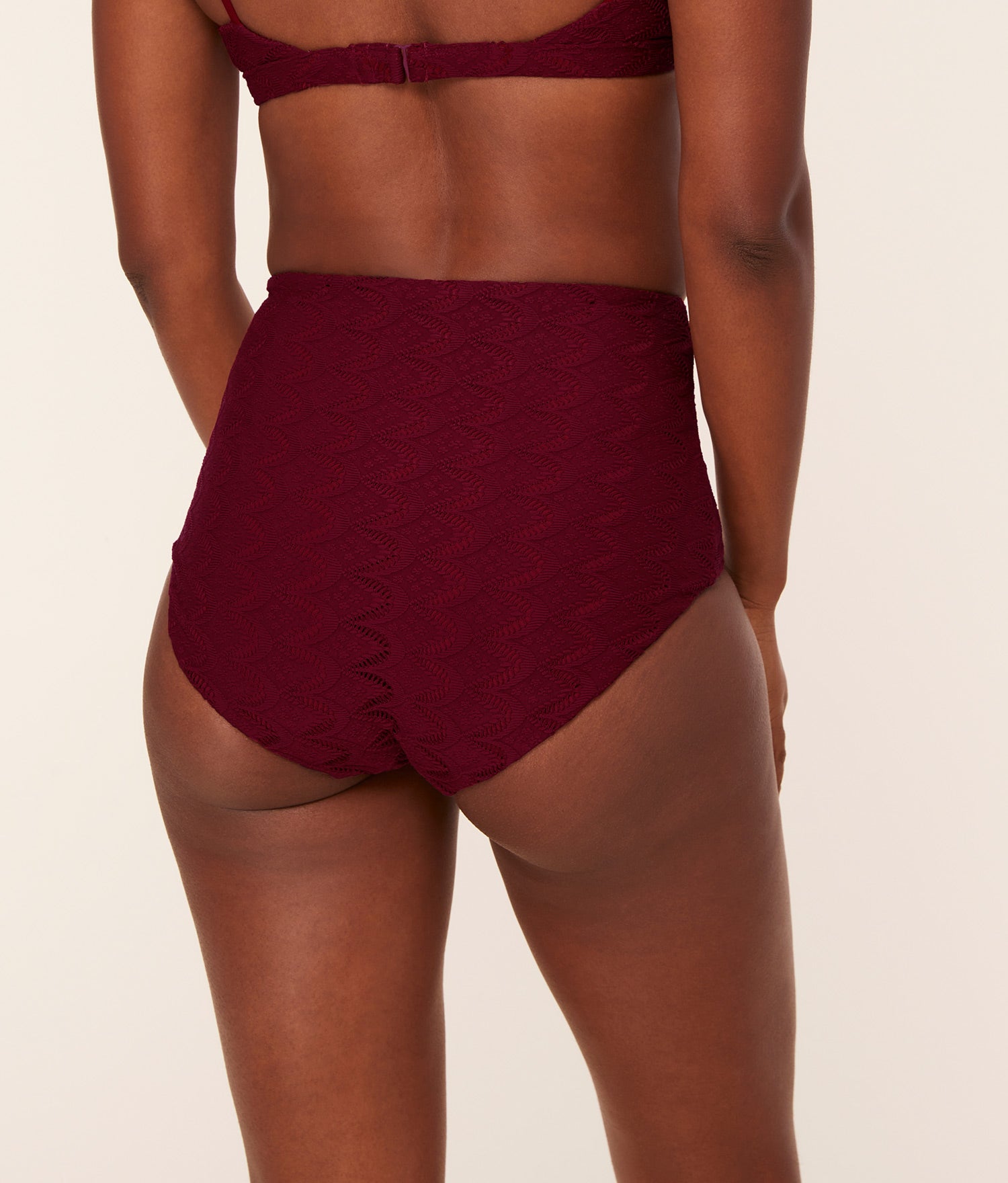  The Super Highwaist Bikini Bottom - Scallop Crochet - Syrah、mySite、ashleygrahame