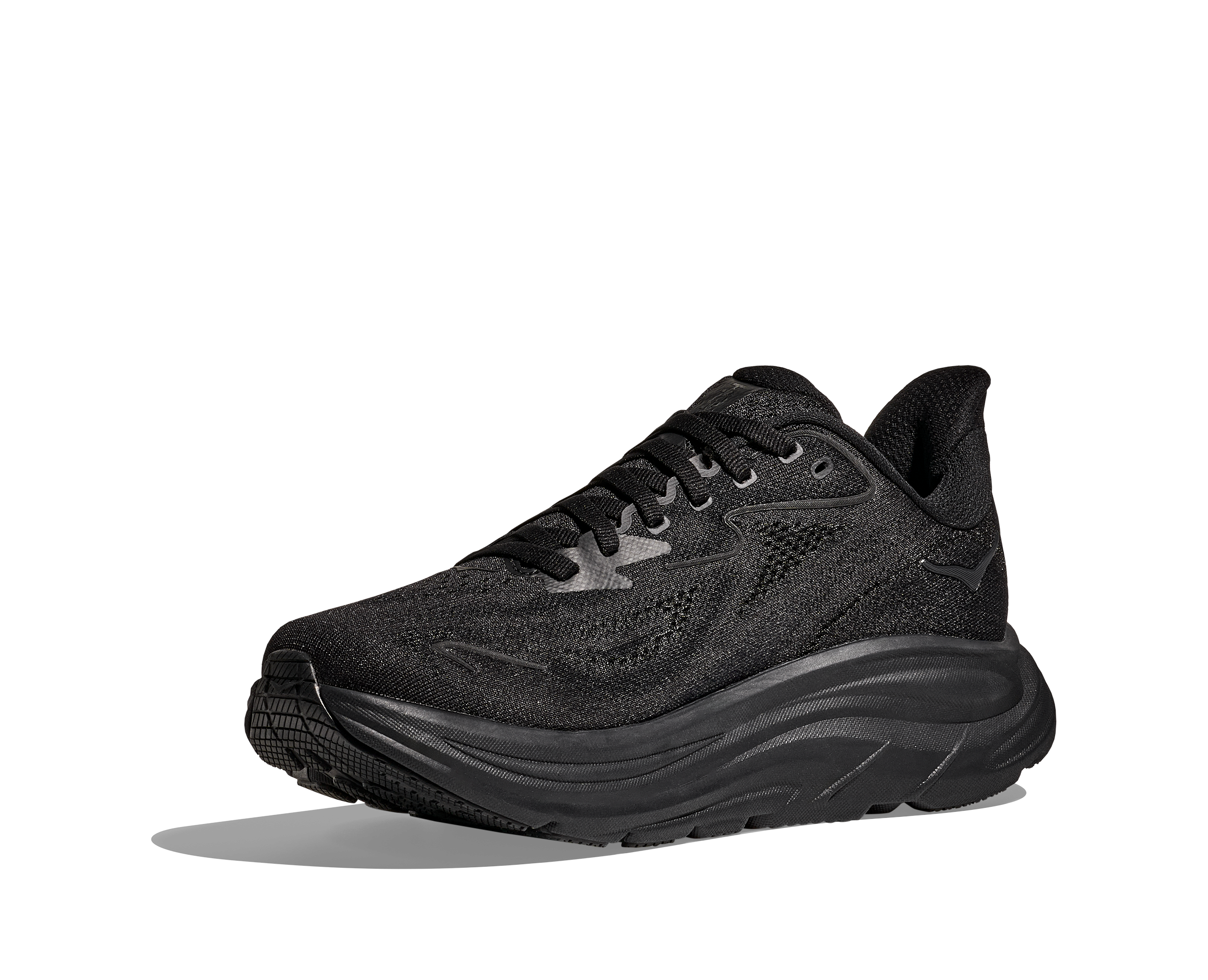  HOKA Men's Clifton 10 Cushioned Running Shoe - Black/Black、mySite、preschool7hills