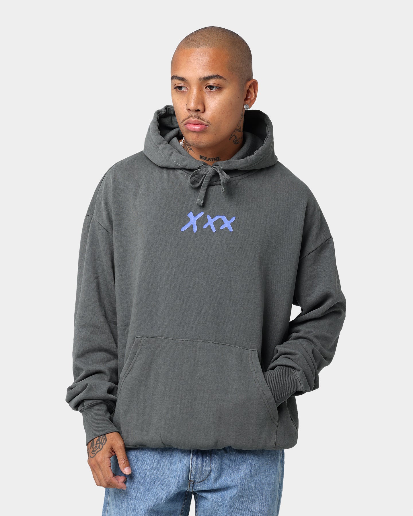 XXXTentacion Prosper Hoodie Grey、mySite、zt4zffjzw