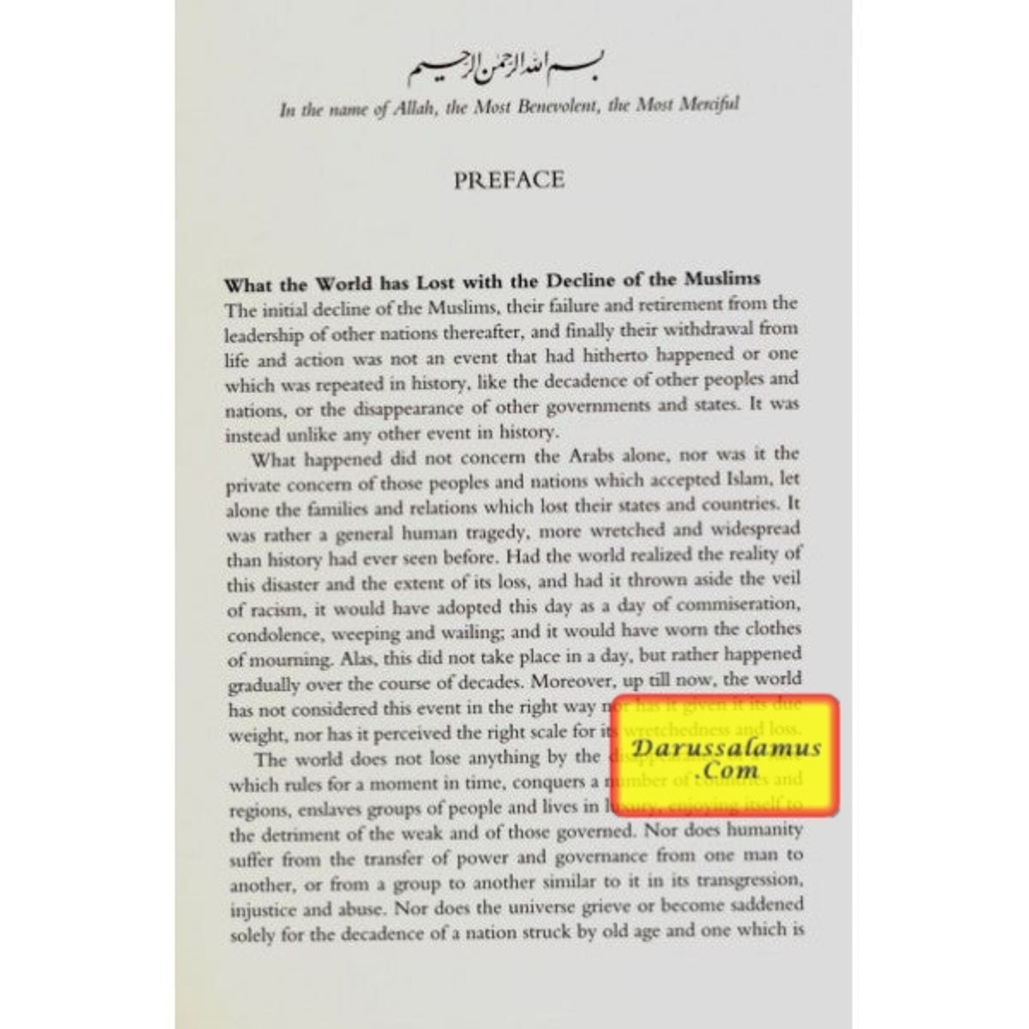 Islam and the World The Rise And Decline Of Muslims And Its Effect On Mankind By Sayyed Abul Hasan Ali Nadwi、mySite、topwebapps