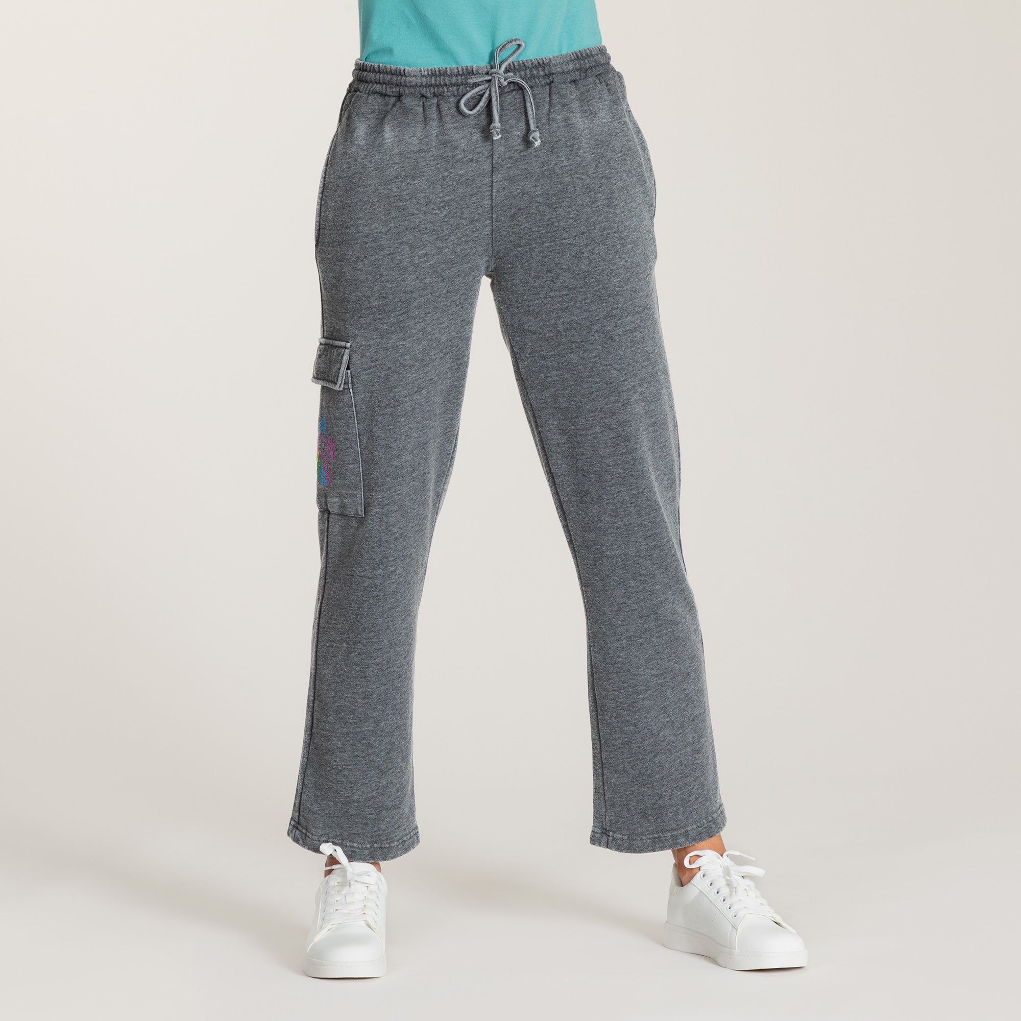 Paw Print Burnout Cargo Pocket Pants、mySite、camillekostekn