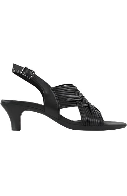  Munro Women's Marianna Slingback Sandal - Black Leather、mySite、preschool7hills