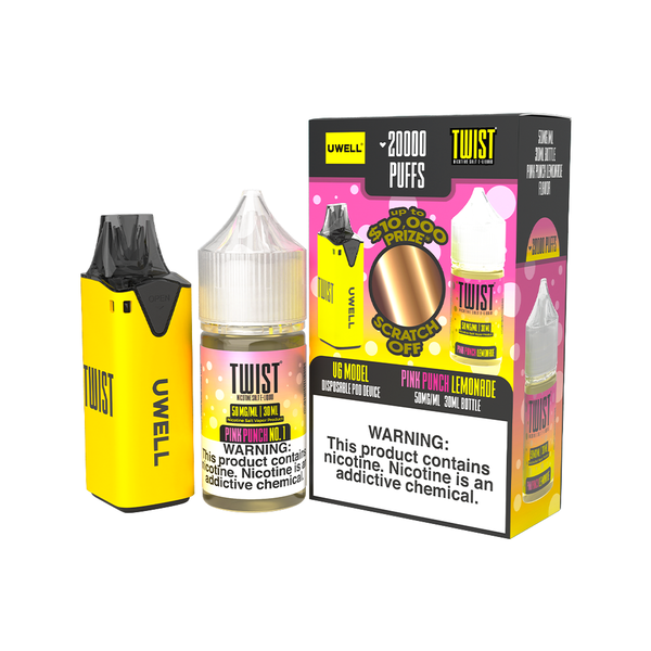 Uwell V6 Pod Kit + Twist Salts 30mL Bundle、mySite、zt4zffjzw