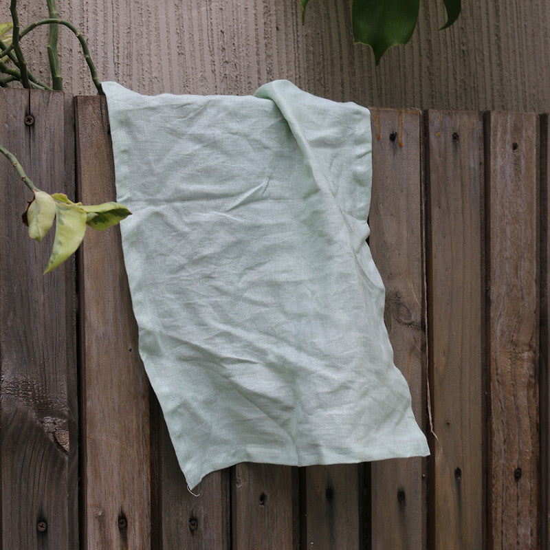 Pure Linen Table Mats | Set of 6 | Sage Green、mySite、camillekostekn