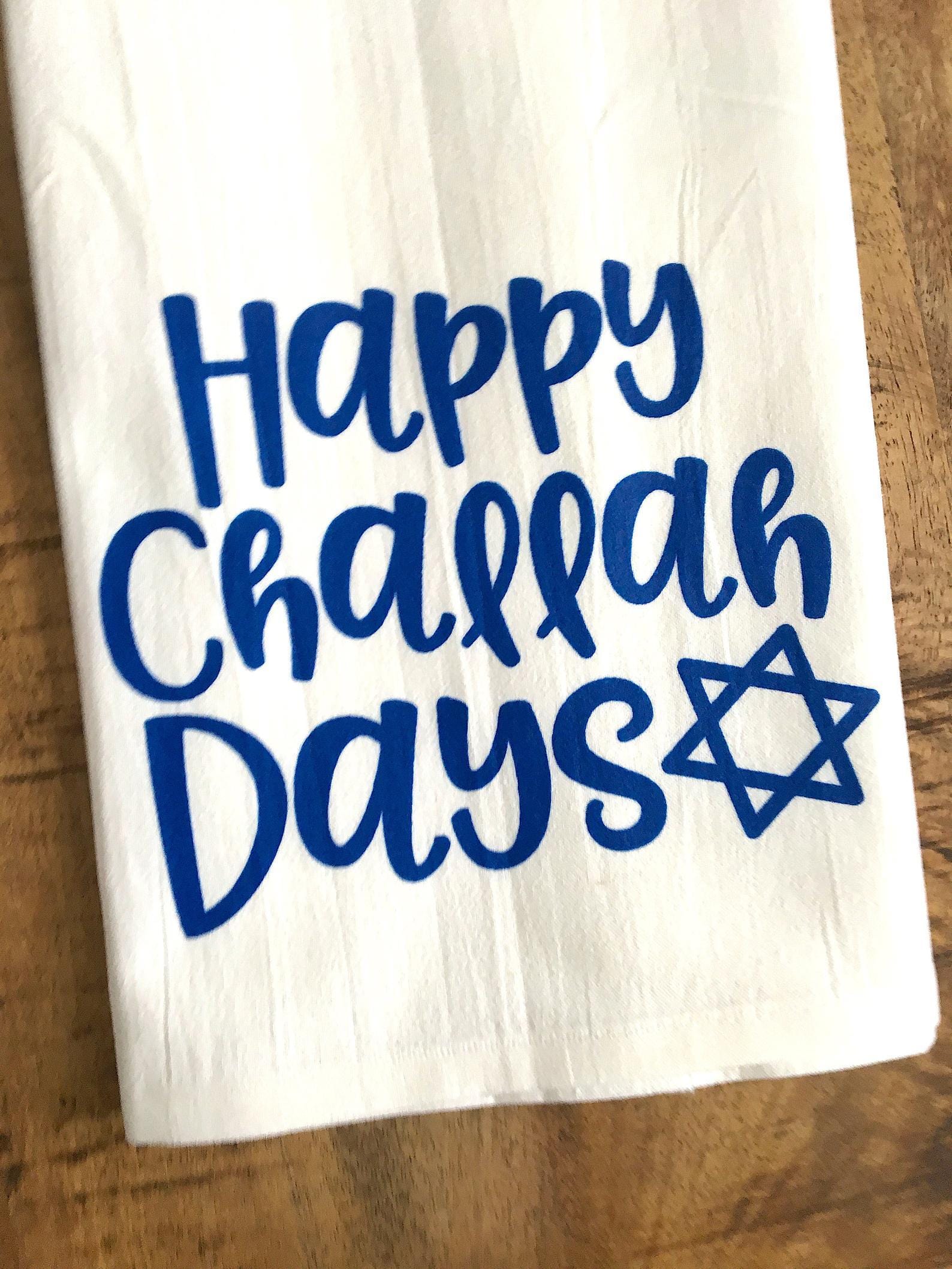Happy Challah Days Tea Towel、mySite、topwebapps