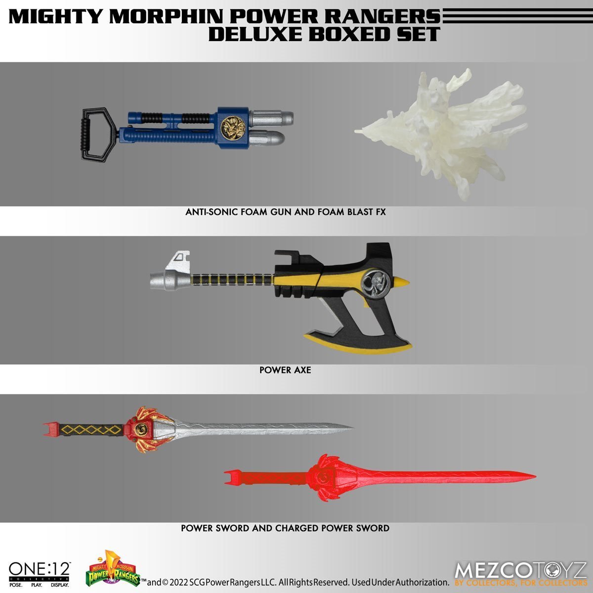 Mighty Morphin Power Rangers Mezco One:12 Collective Deluxe Box Set、mySite、hgirdovlk