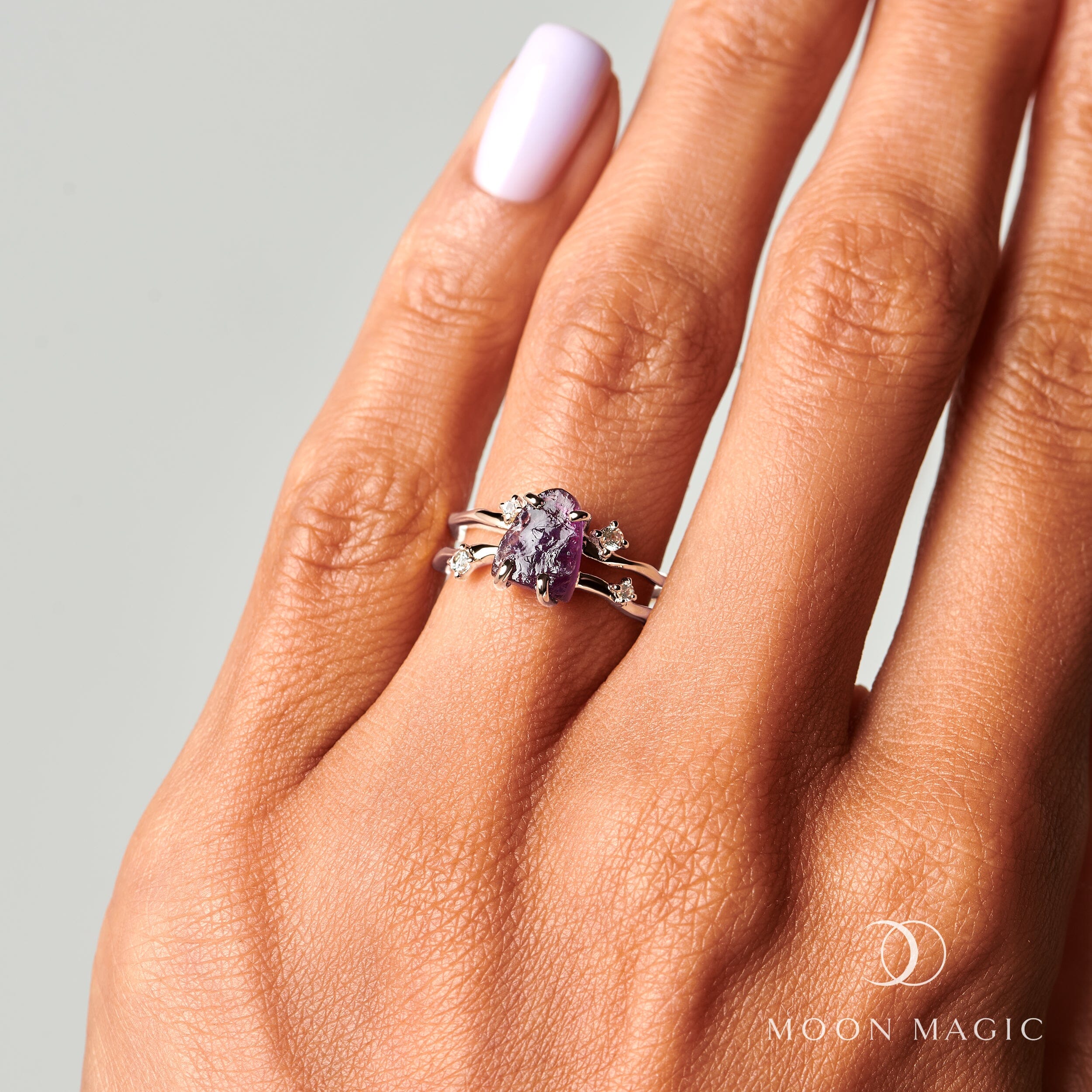 Raw Crystal Ring - Flow Amethyst、mySite、hinf8tx79