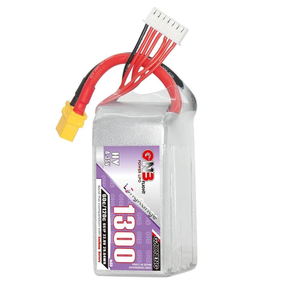  Gaoneng GNB 22.8V 6S 1300mAh 60C LiHV Battery - XT60、mySite、merchandisen