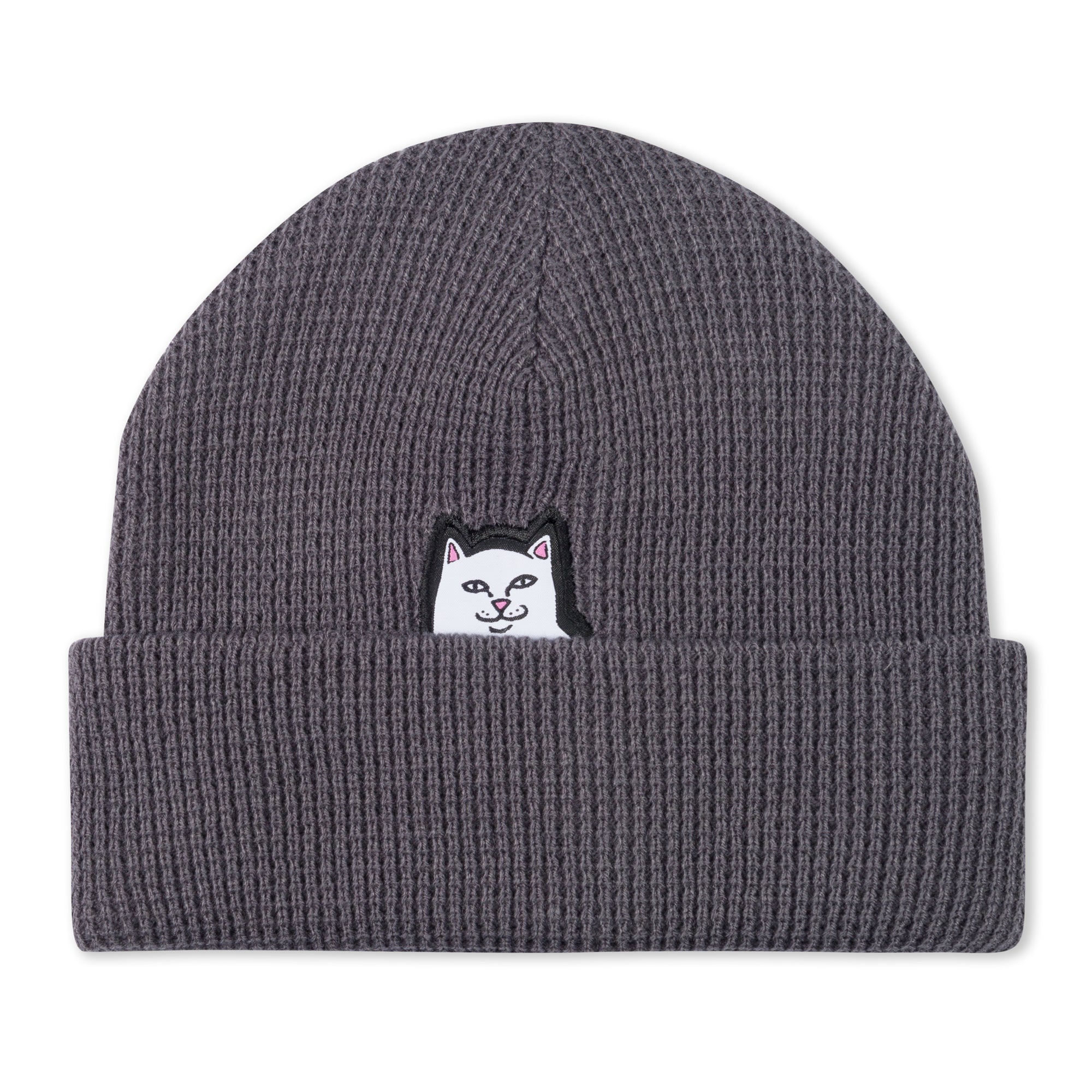  Lord Nermal Waffle Knit Beanie (Charcoal)、mySite、merchandisen