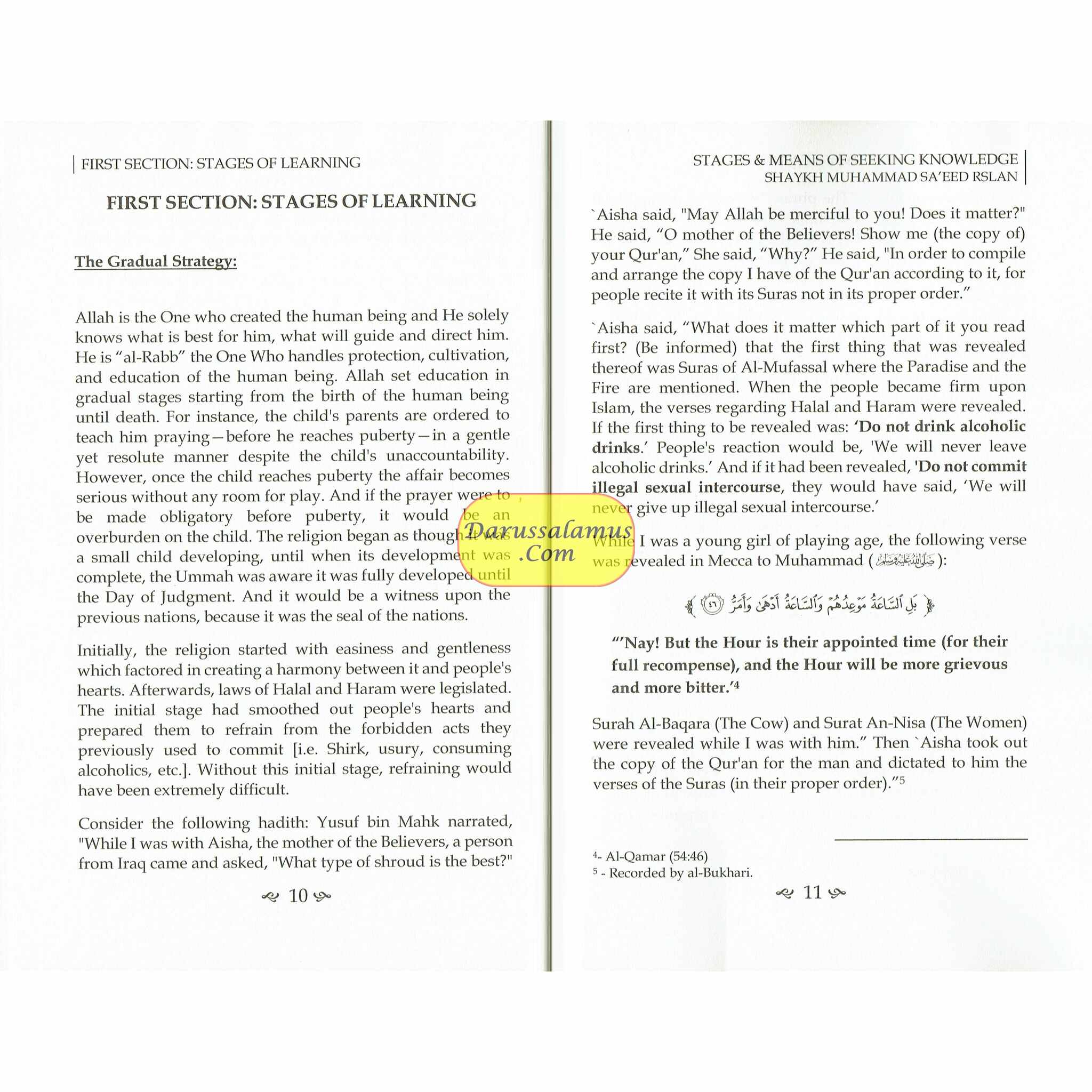 Stages & Means of Seeking Knowledge、mySite、topwebapps