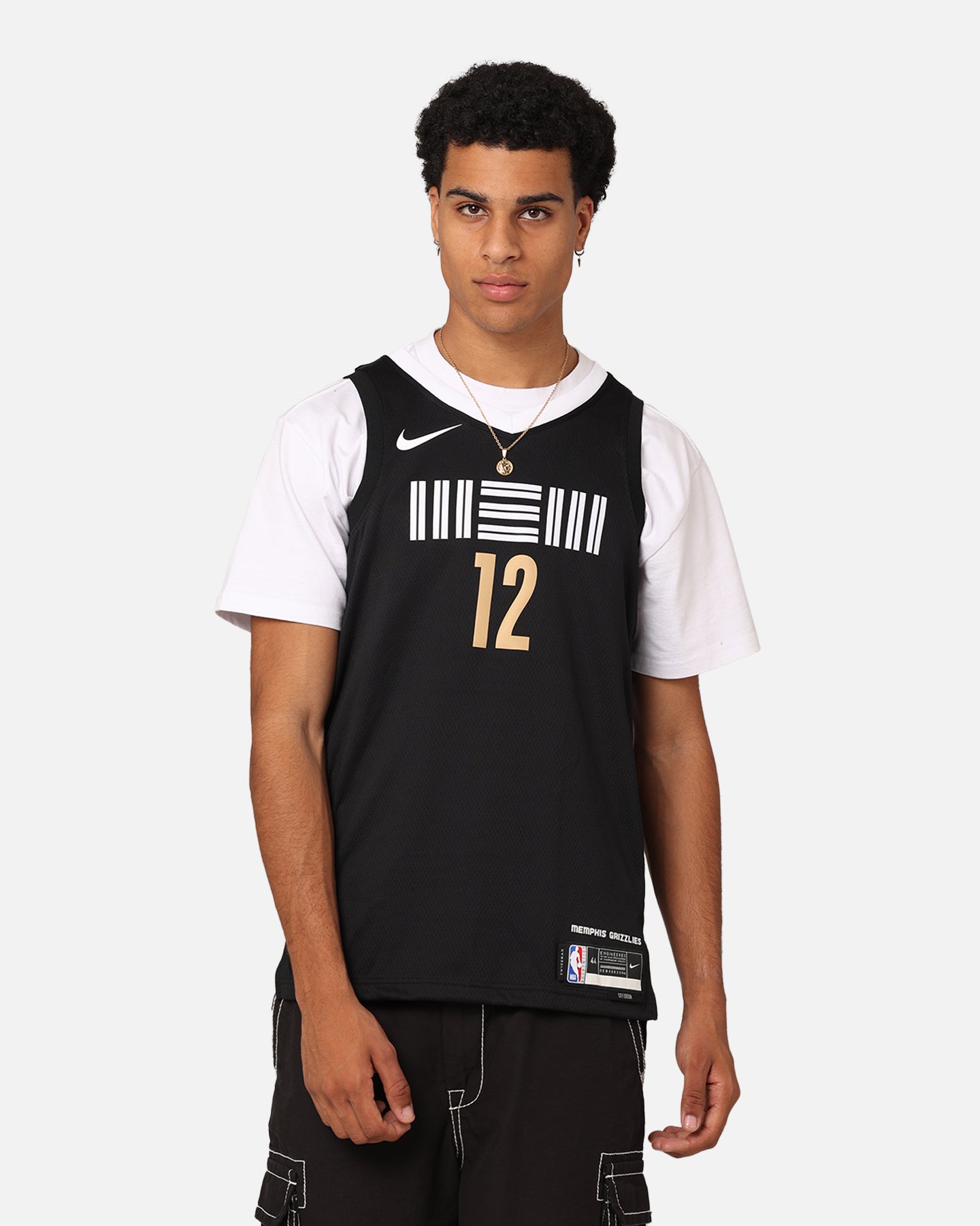 Nike Memphis Grizzlies Ja Morant Dri-FIT Swingman Jersey Black、mySite、zt4zffjzw
