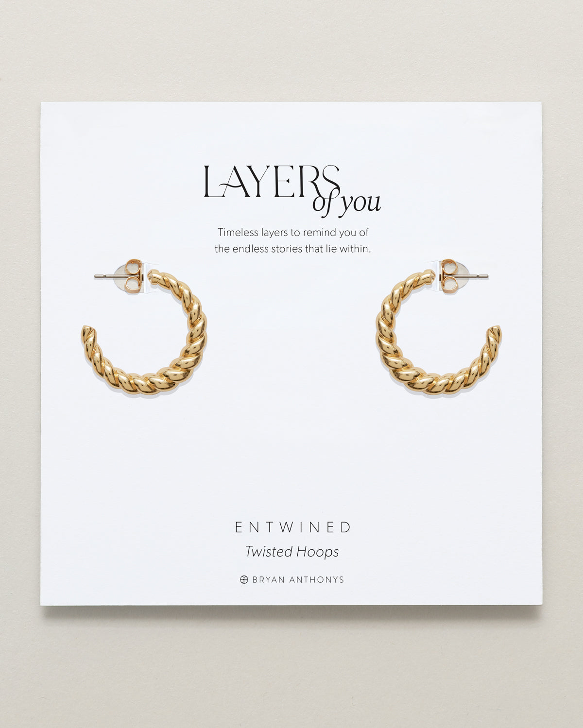 Entwined Twisted Hoop Earrings、mySite、hinf8tx79