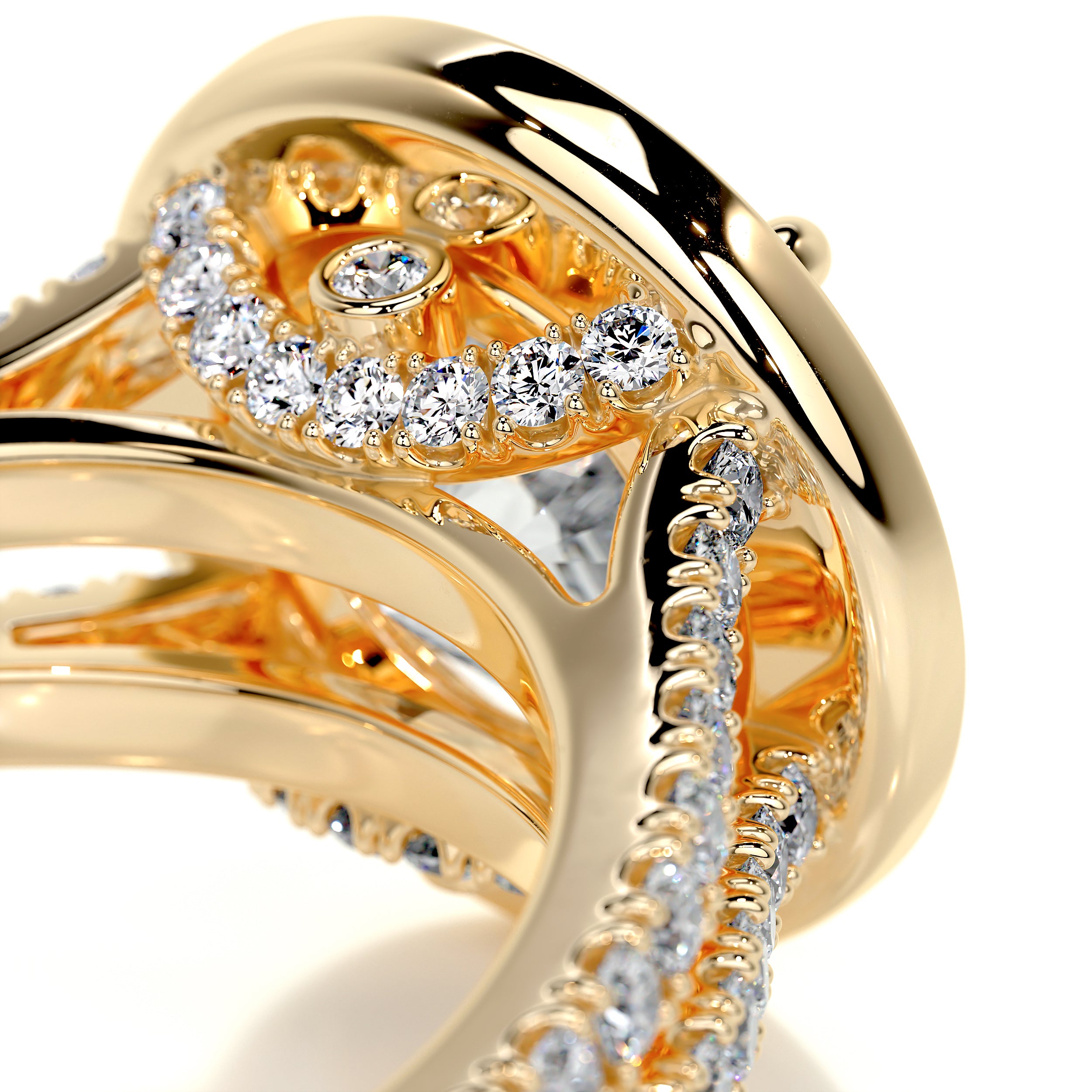 Camilla Diamond Engagement Ring -18K Yellow Gold、mySite、hinf8tx79