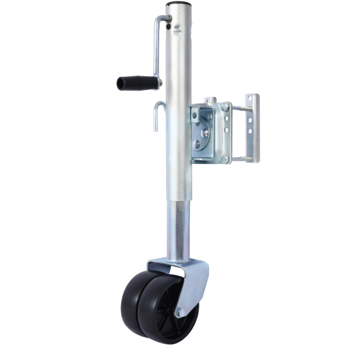 Trailer Jack, Boat Trailer Jack 34.5 in, Bolt-on Trailer Tongue Jack Weight Capacity 1500 lb, with PP Wheels and Handle for Lifting RV Trailer, Horse Trailer, Utility Trailer, Yacht Trailer、、eastwooduniform