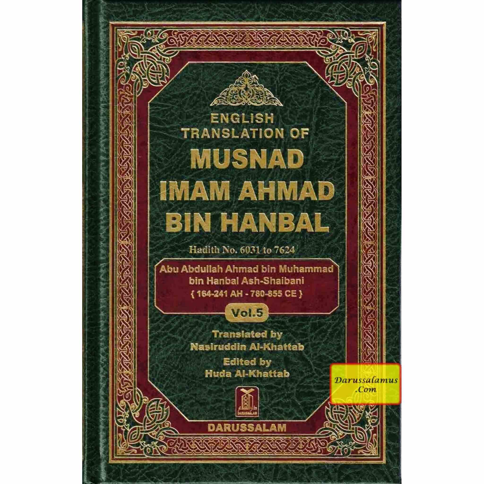 English Translation of Musnad Imam Ahmad Bin Hanbal Vol 5 (Hadith 6031-7624) By Abu Abdullah Ahmad bin Muhammad bin Hanbal Ash-Shaibani、mySite、topwebapps