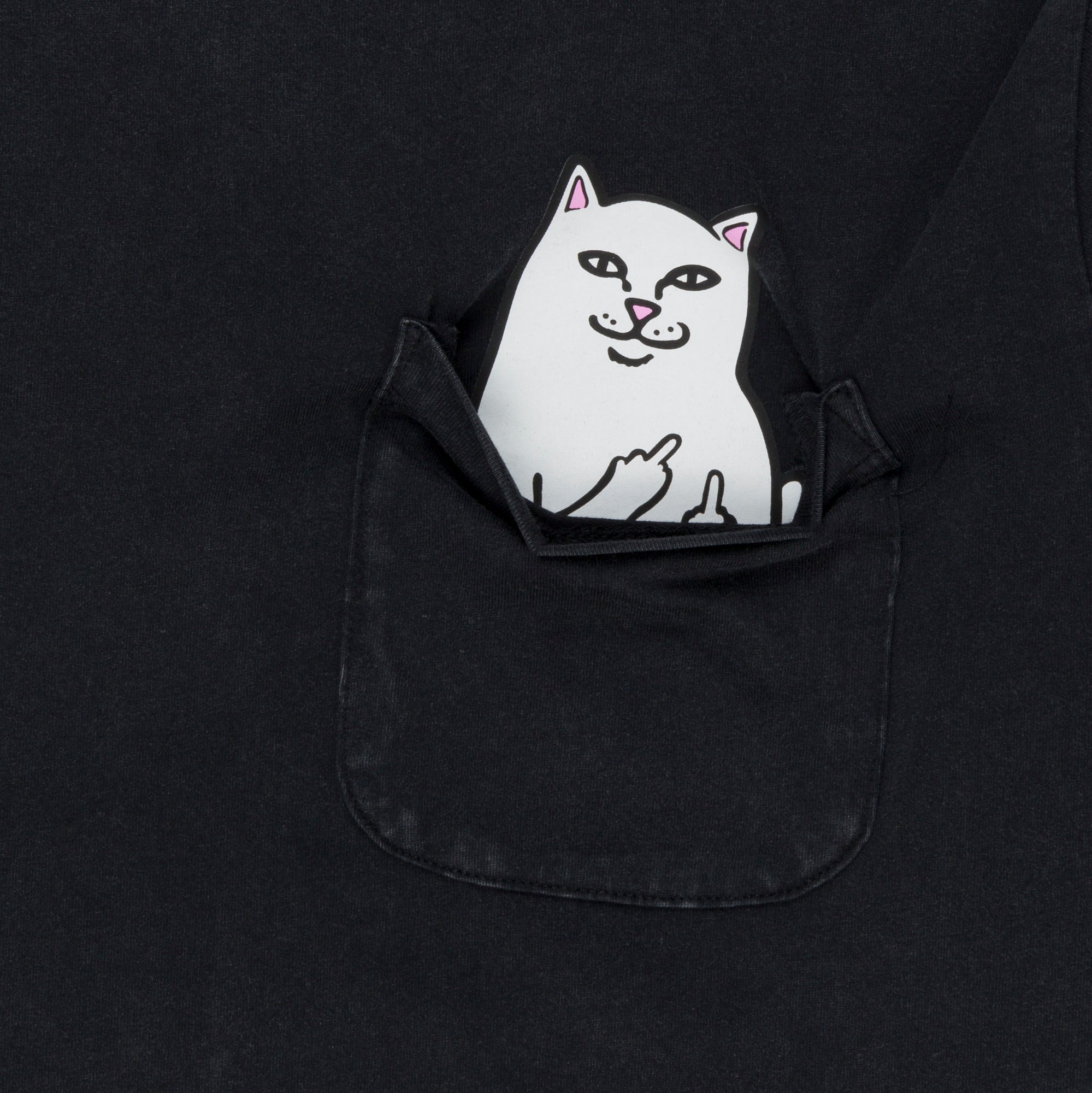  Lord Nermal Pocket tee (Black Mineral Wash)、mySite、merchandisen