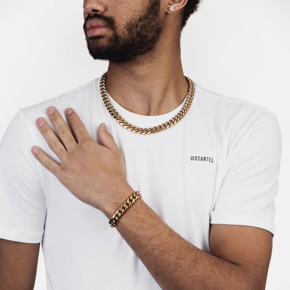 14MM Cuban Link Chain 14K Yellow Gold、mySite、hinf8tx79