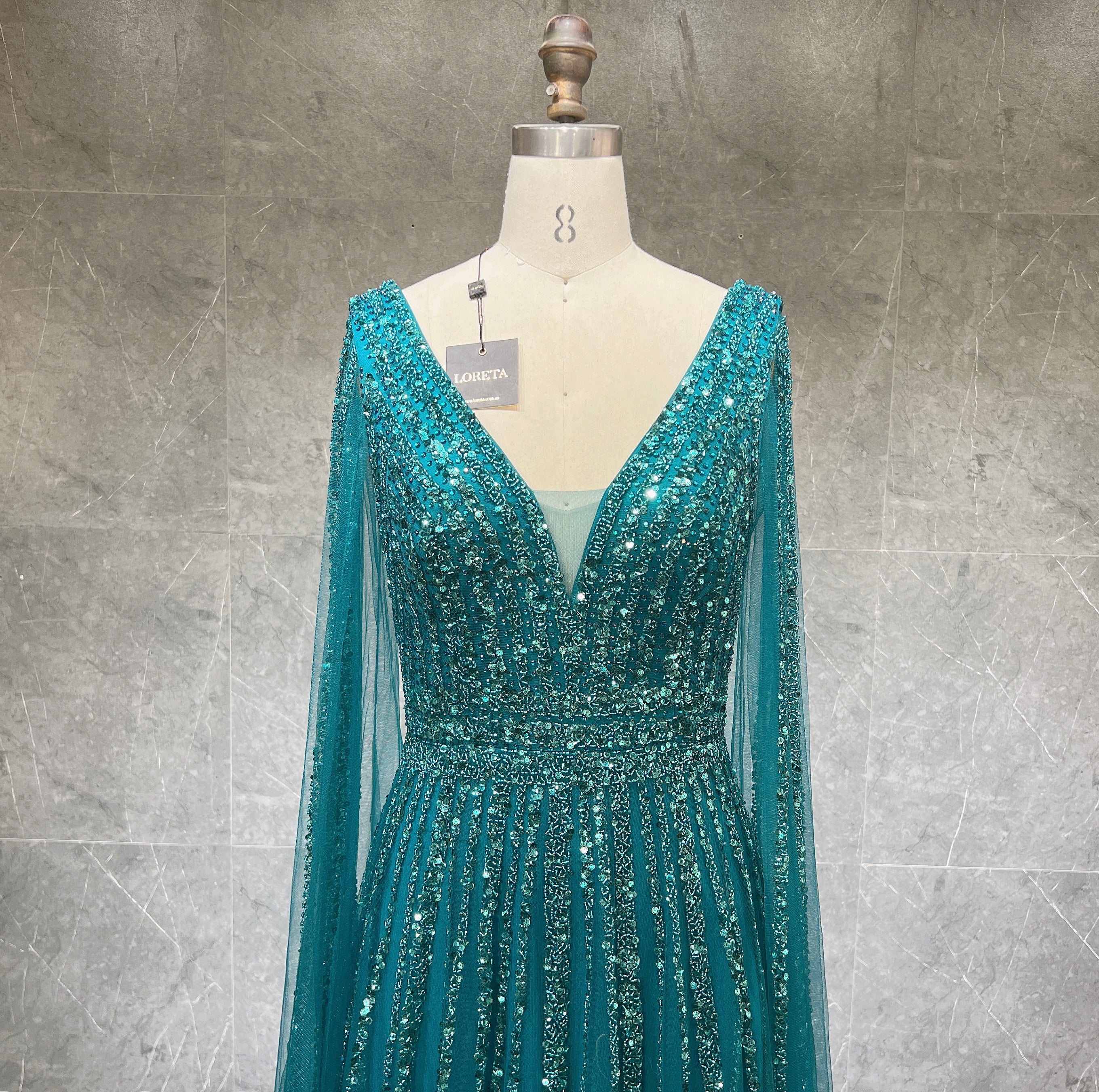  Chances Are Gown (Emerald Green/Turquoise)、mySite、merchandisen