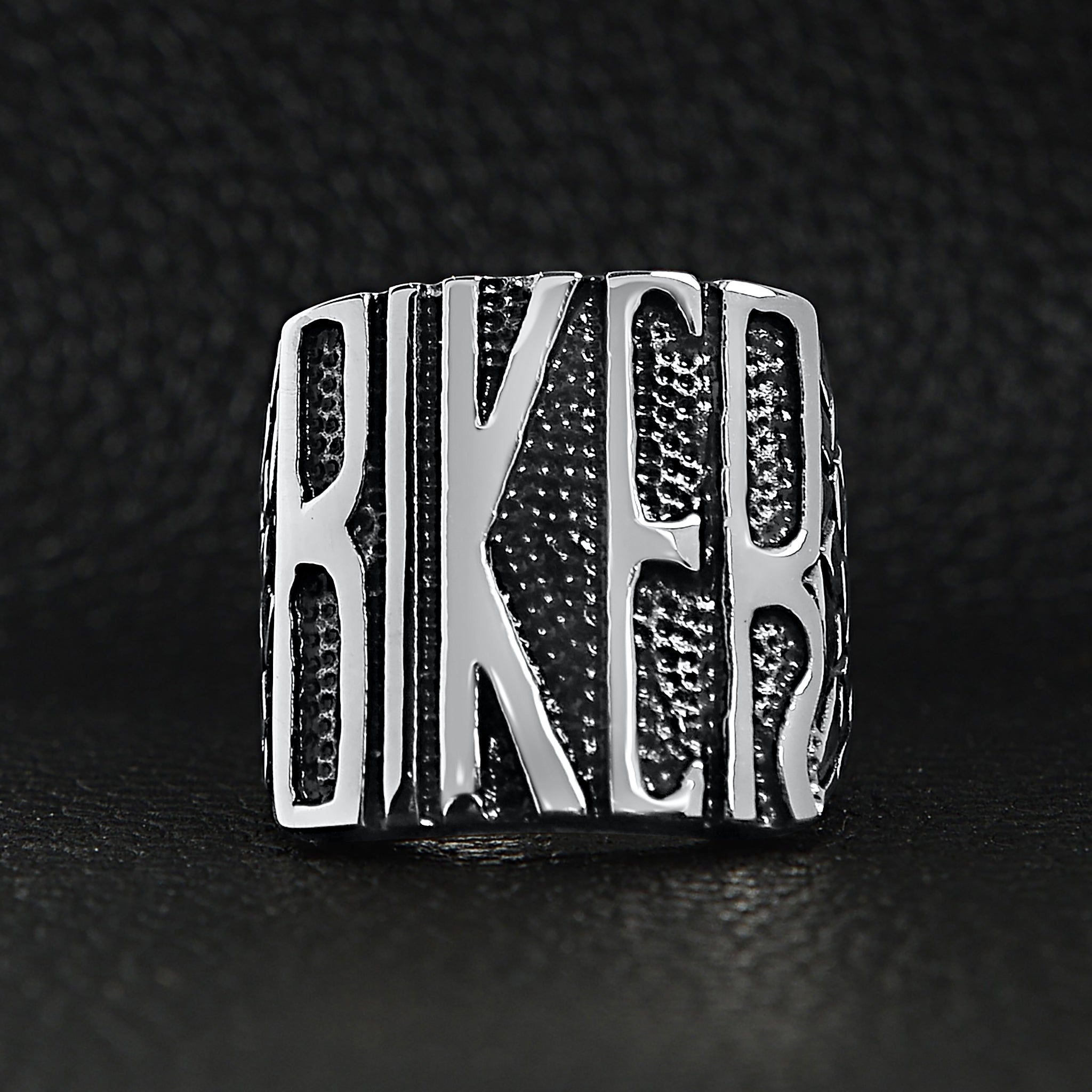 Stainless Steel Polished BIKER Men's Ring / SCR2223、mySite、dreamappss