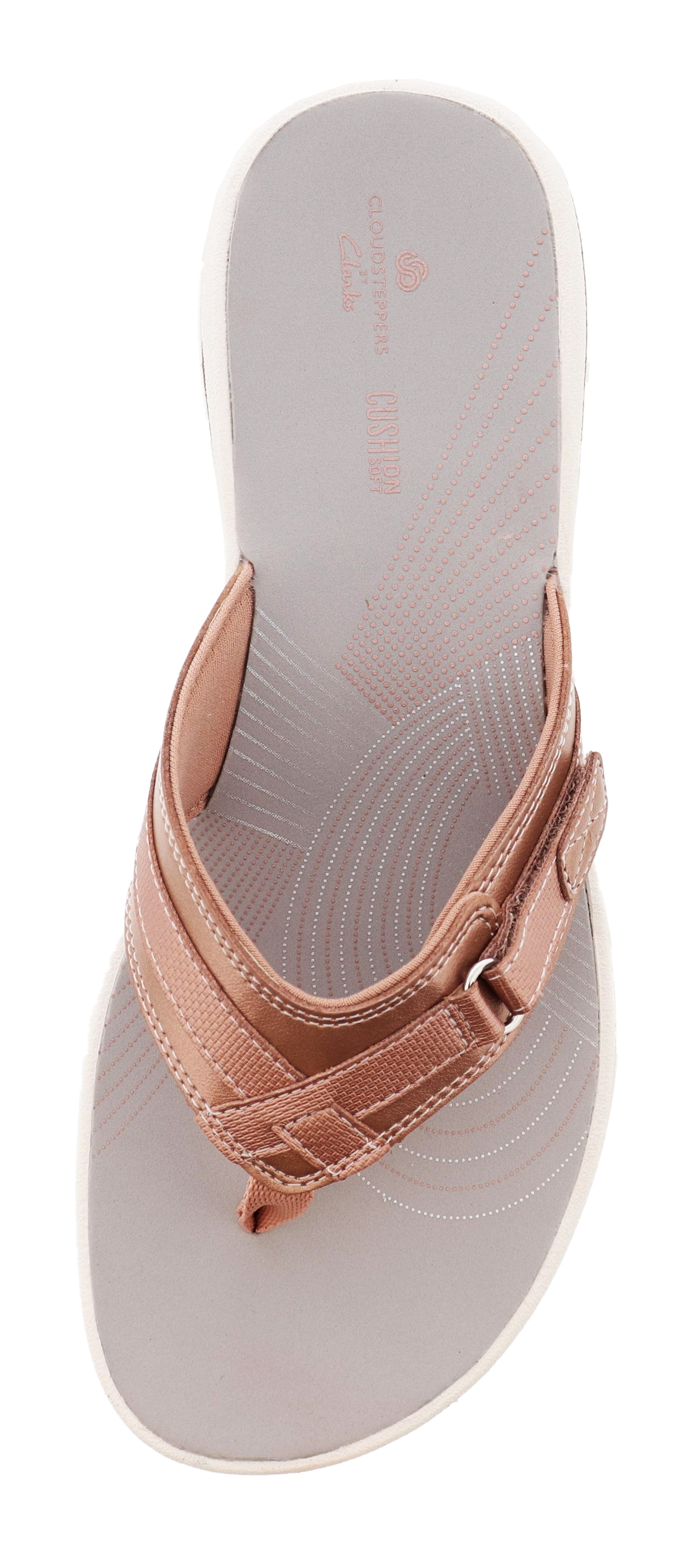 Clarks Women Sandals Lightweight Flip Flops Breeze Sea、mySite、dreamappss