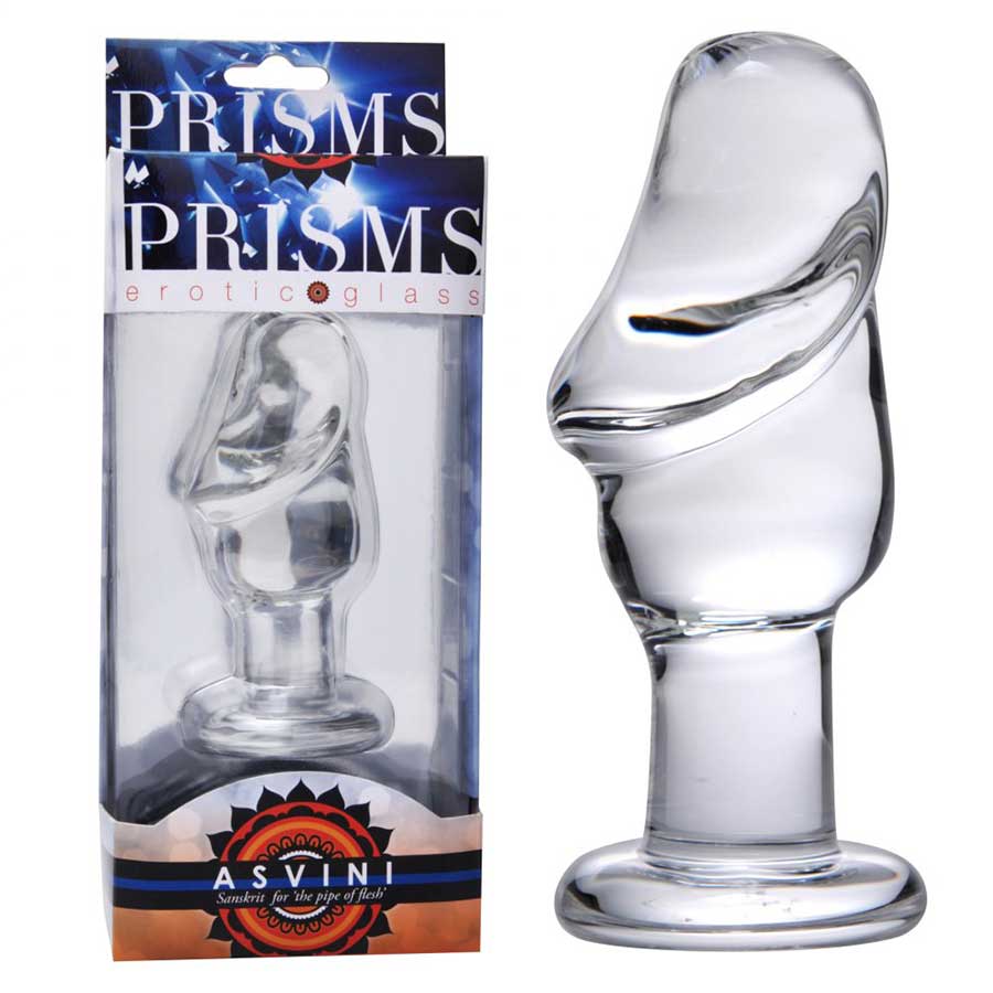 Asvini Glass Penis Shaped Anal Plug by Trinity Vibes、mySite、bottomscart