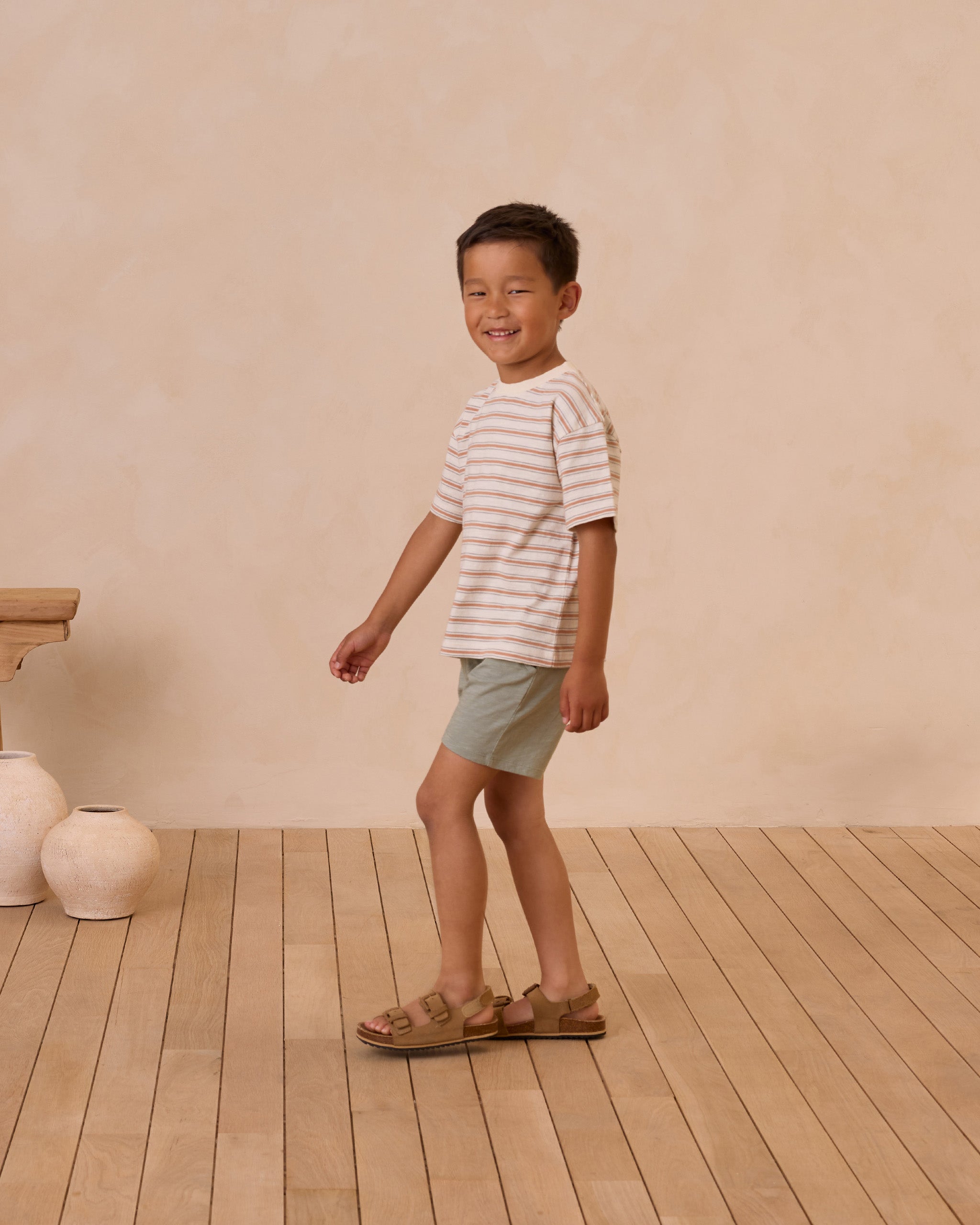  Relaxed Tee || Grapefruit Stripe、mySite、layawaytickets