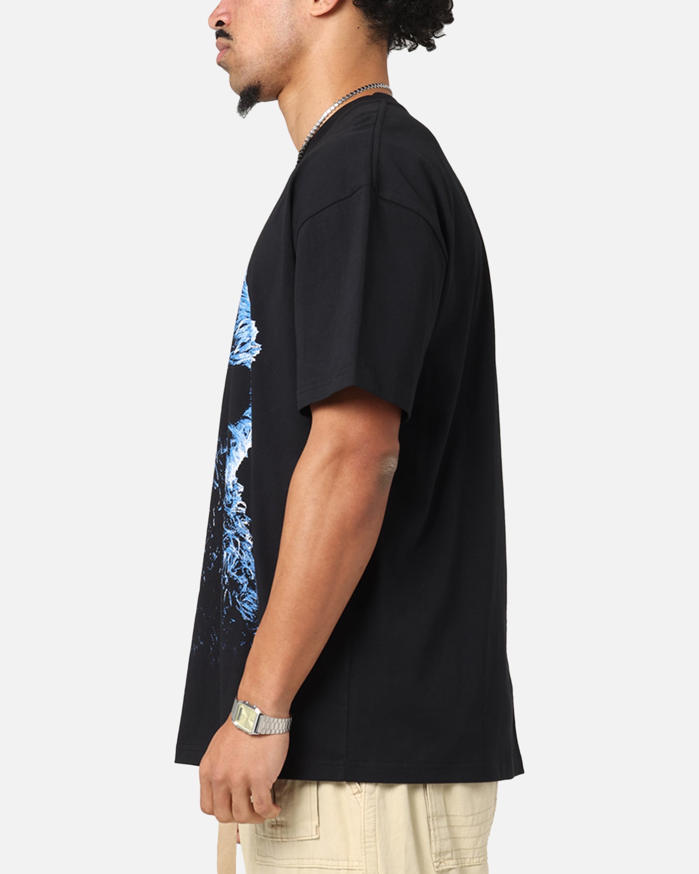 American Thrift X Sesame Street Cookie Monster Grail Heavy T-Shirt Black、mySite、zt4zffjzw