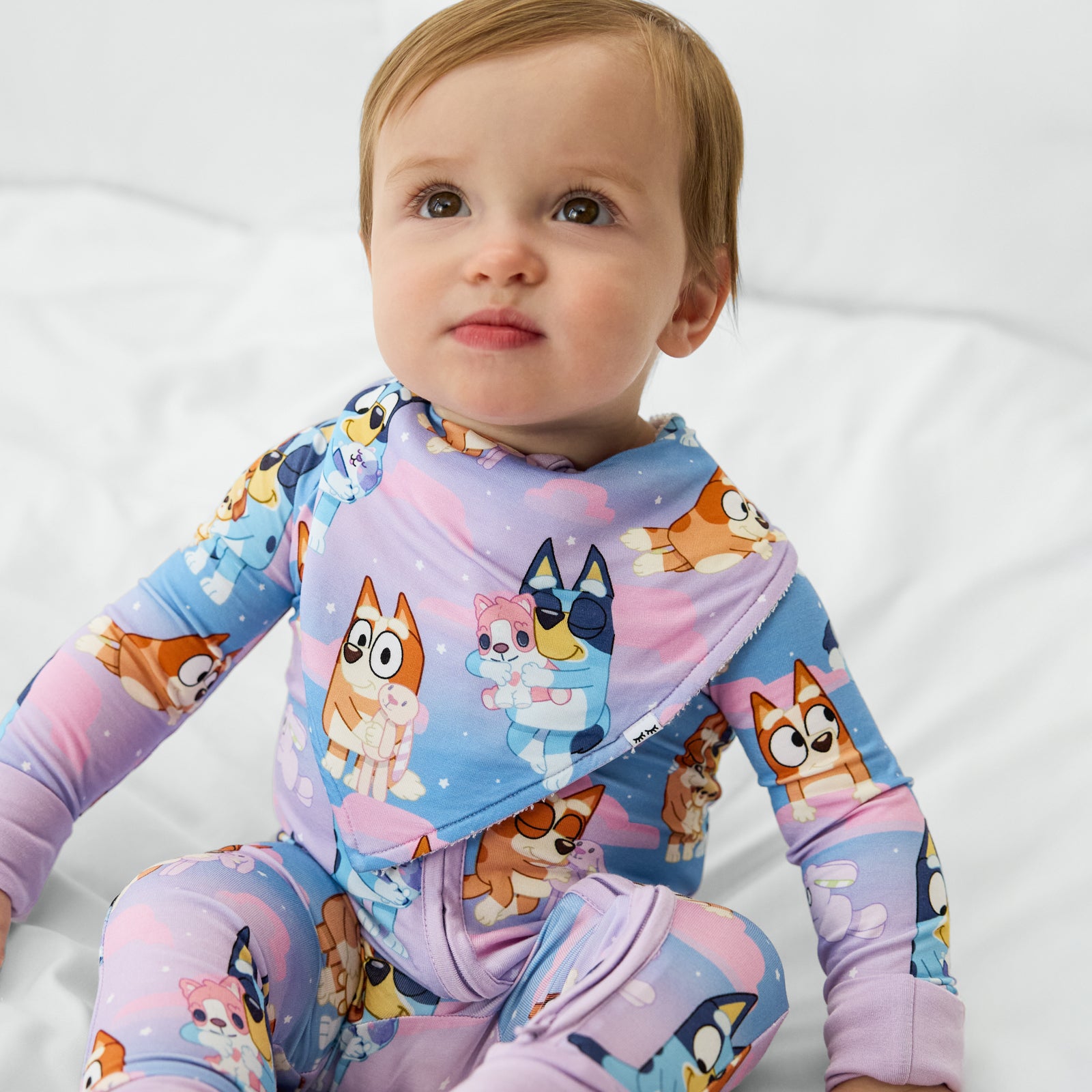  Bluey Purple Sleepytime Bandana Bib、mySite、layawaytickets