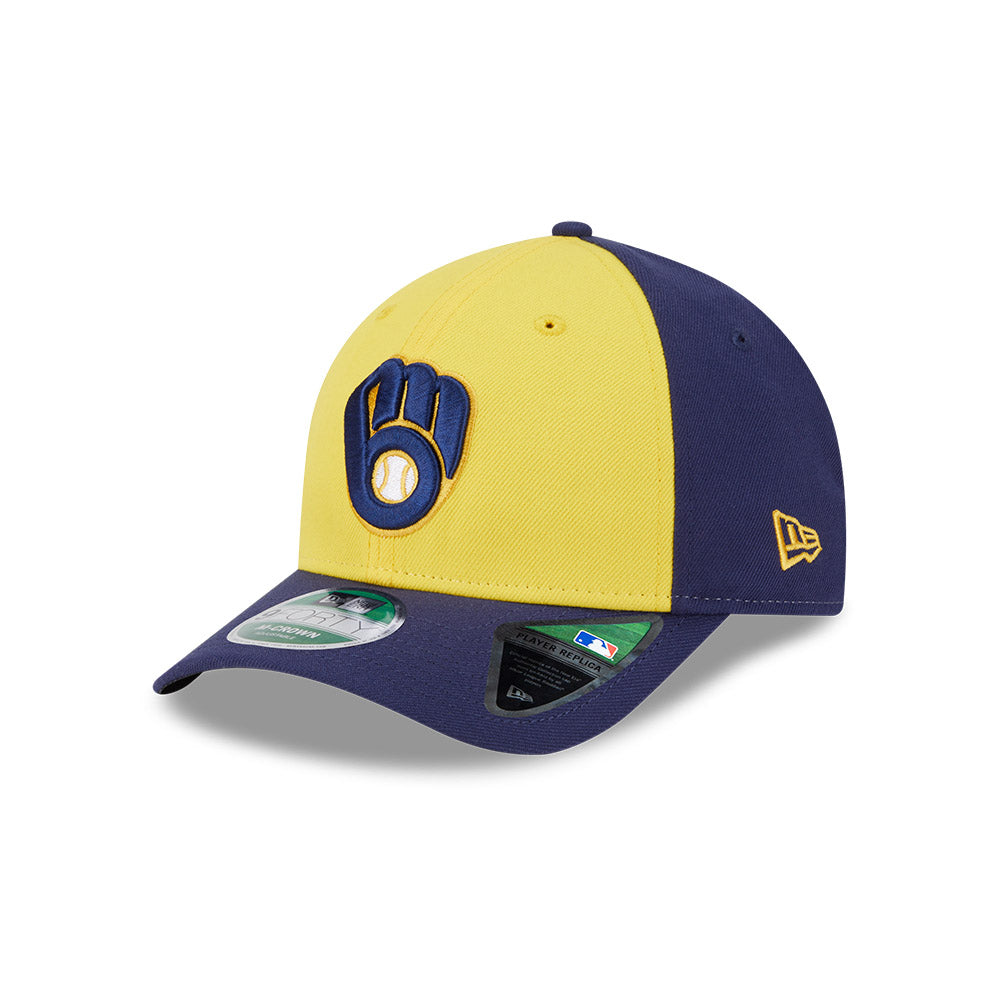 Milwaukee Brewers New Era 9FORTY Alternate M-Crown Player Replica Adjustable Hat、mySite、vikingsvslions