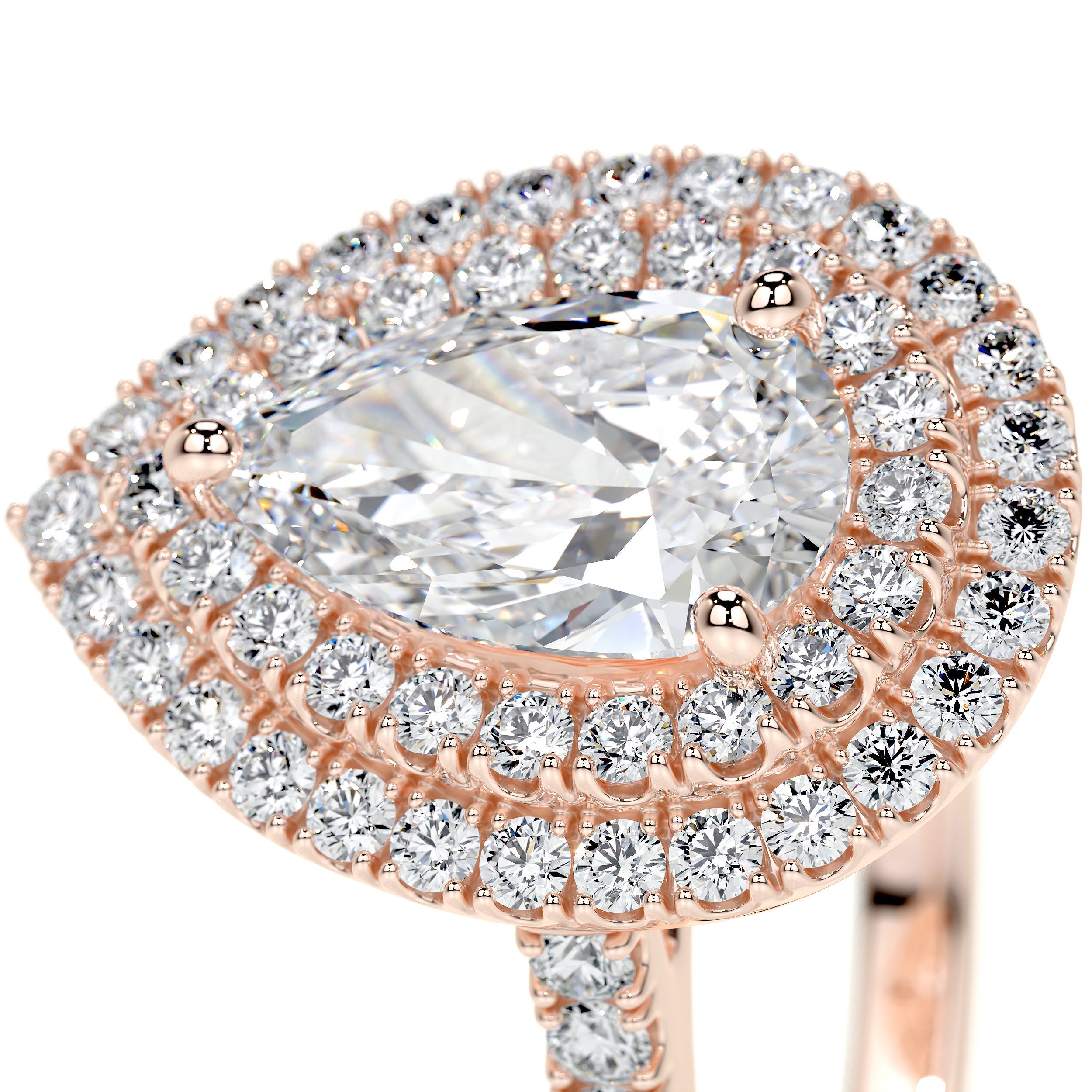 Gloria Lab Grown Diamond Ring -14K Rose Gold、mySite、hinf8tx79