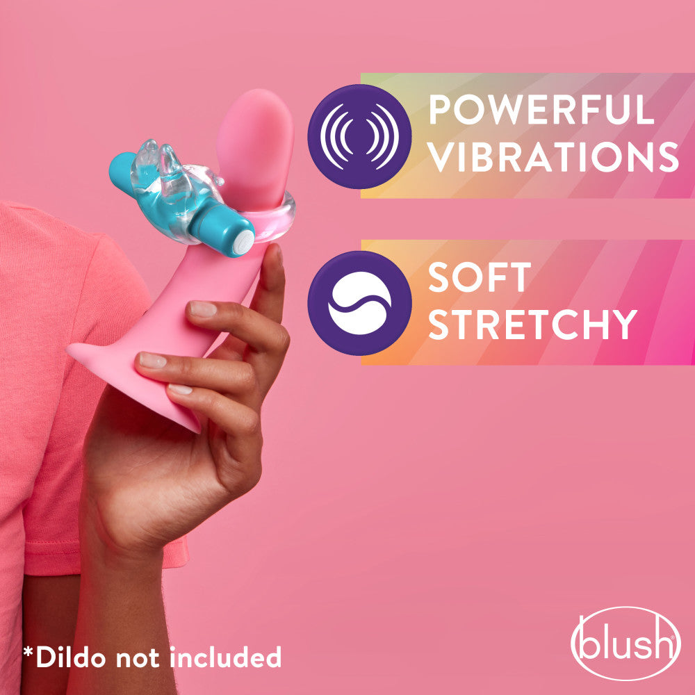 Play With Me By Blush® | Bull: Blue Vibrating Penis Ring、mySite、bottomscart