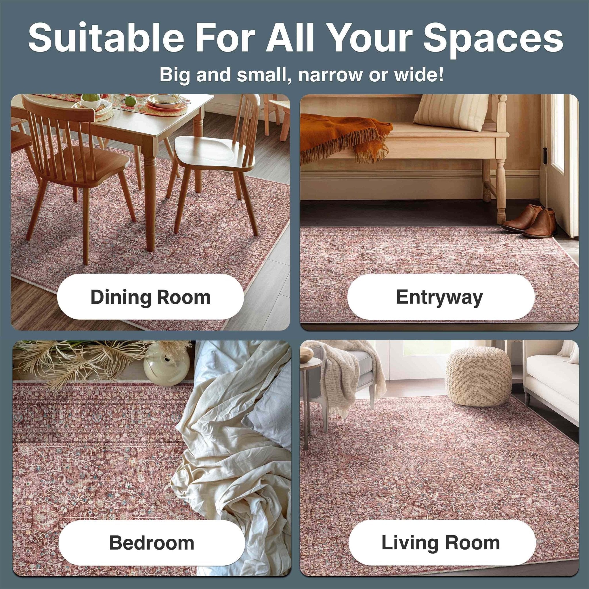 Isolde Vintage Persian Oriental Flat-Weave Rug、mySite、gigharbornorthrealestate