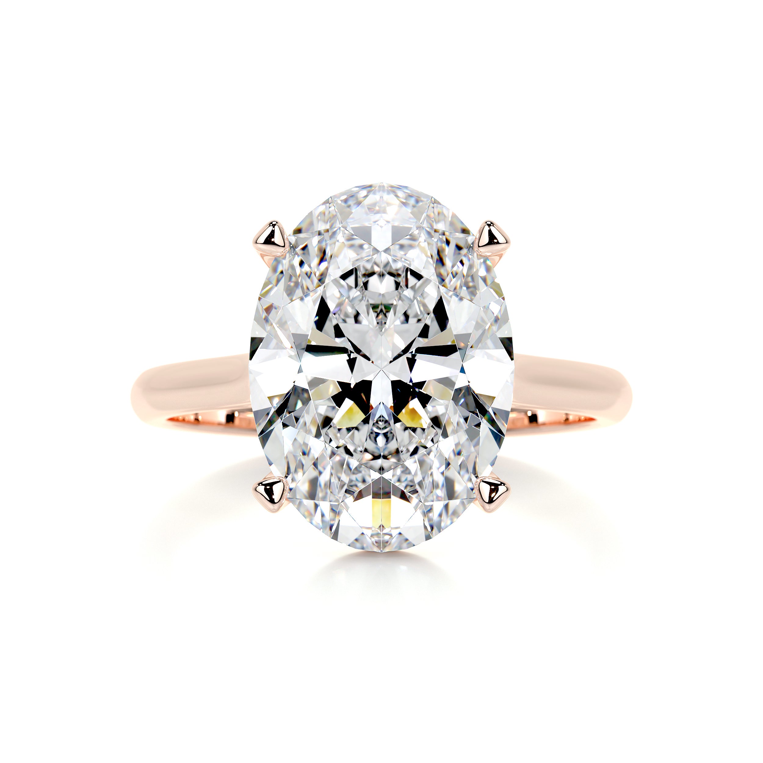 Ozi Moissanite Ring -14K Rose Gold、mySite、hinf8tx79