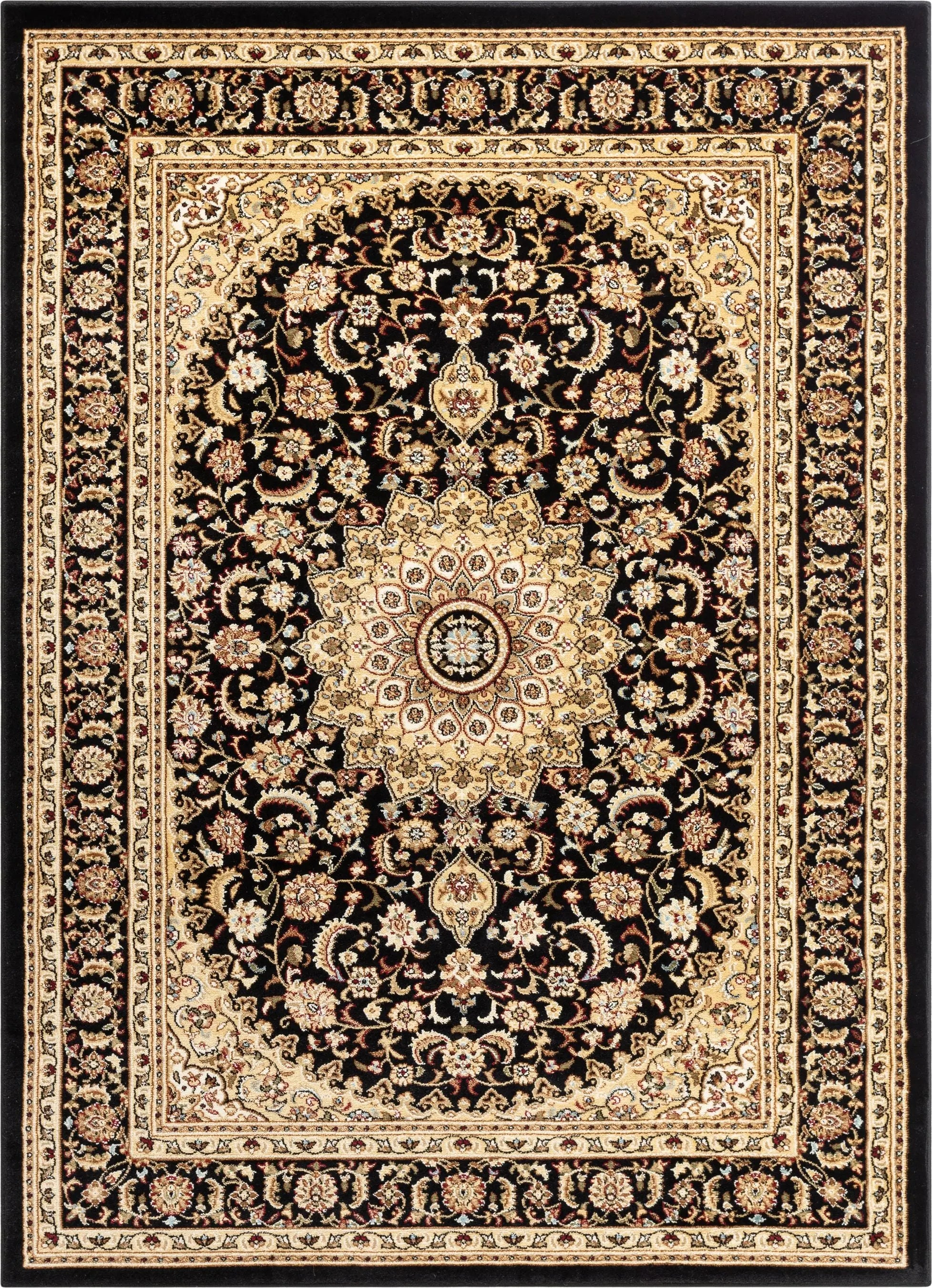 Aviva Black Traditional Rug、mySite、gigharbornorthrealestate