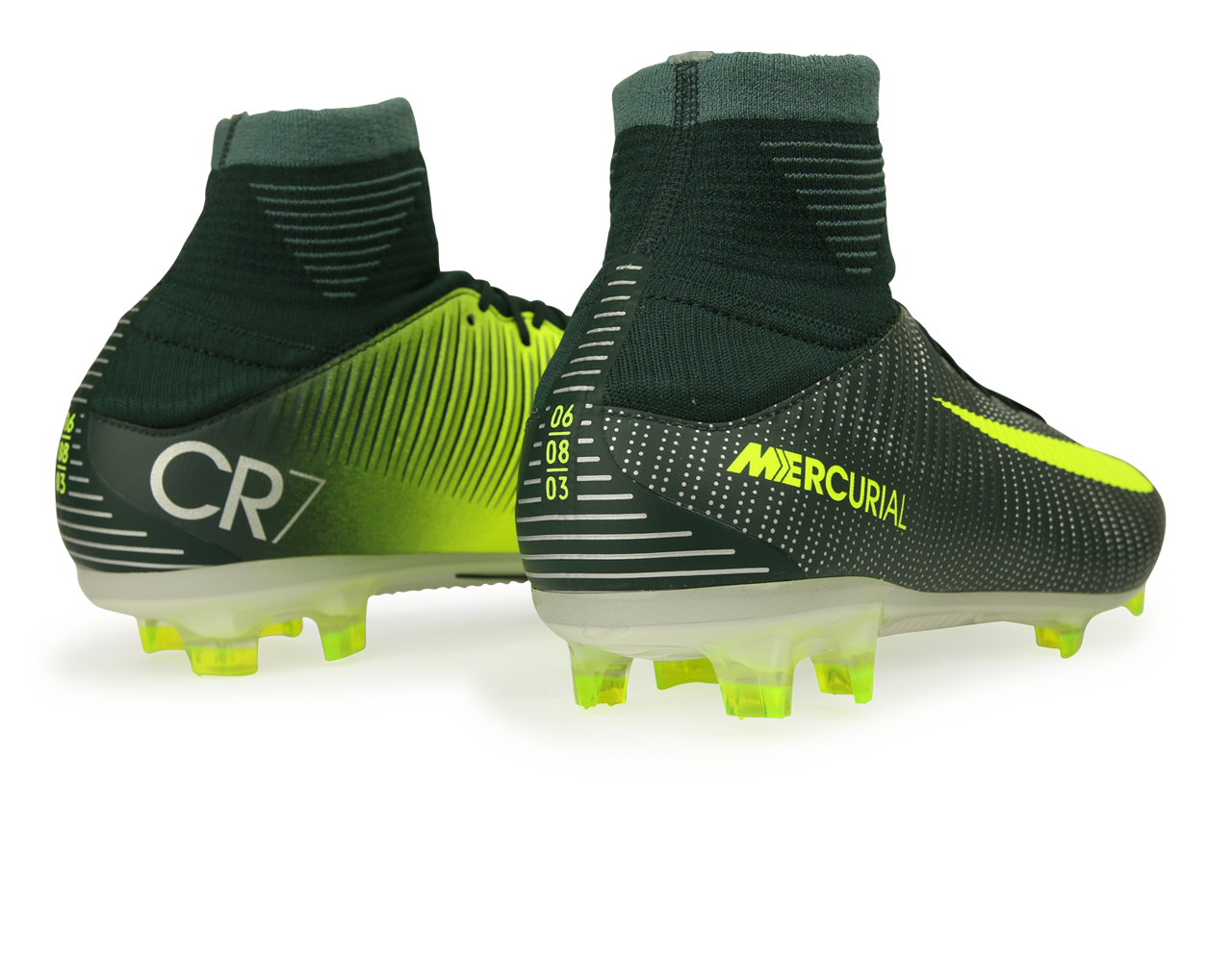 Nike Men's Mercurial Veloce III DF CR7 FG Seaweed/Volt/Hasta/White、mySite、bottomscart