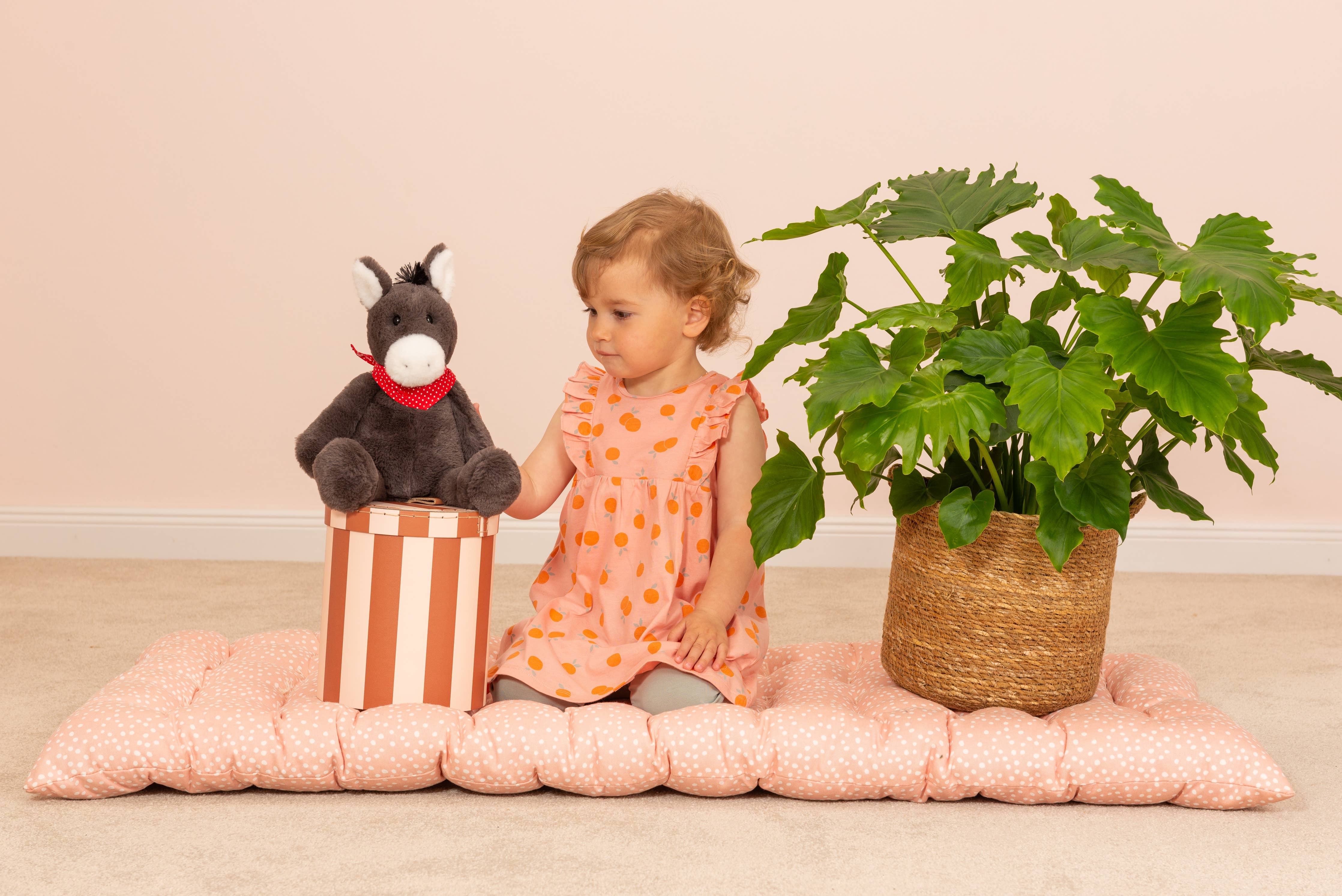 Plush Floppy Cute Donkey Sancho 32 cm by Teddy Hermann、mySite、g9winljtr