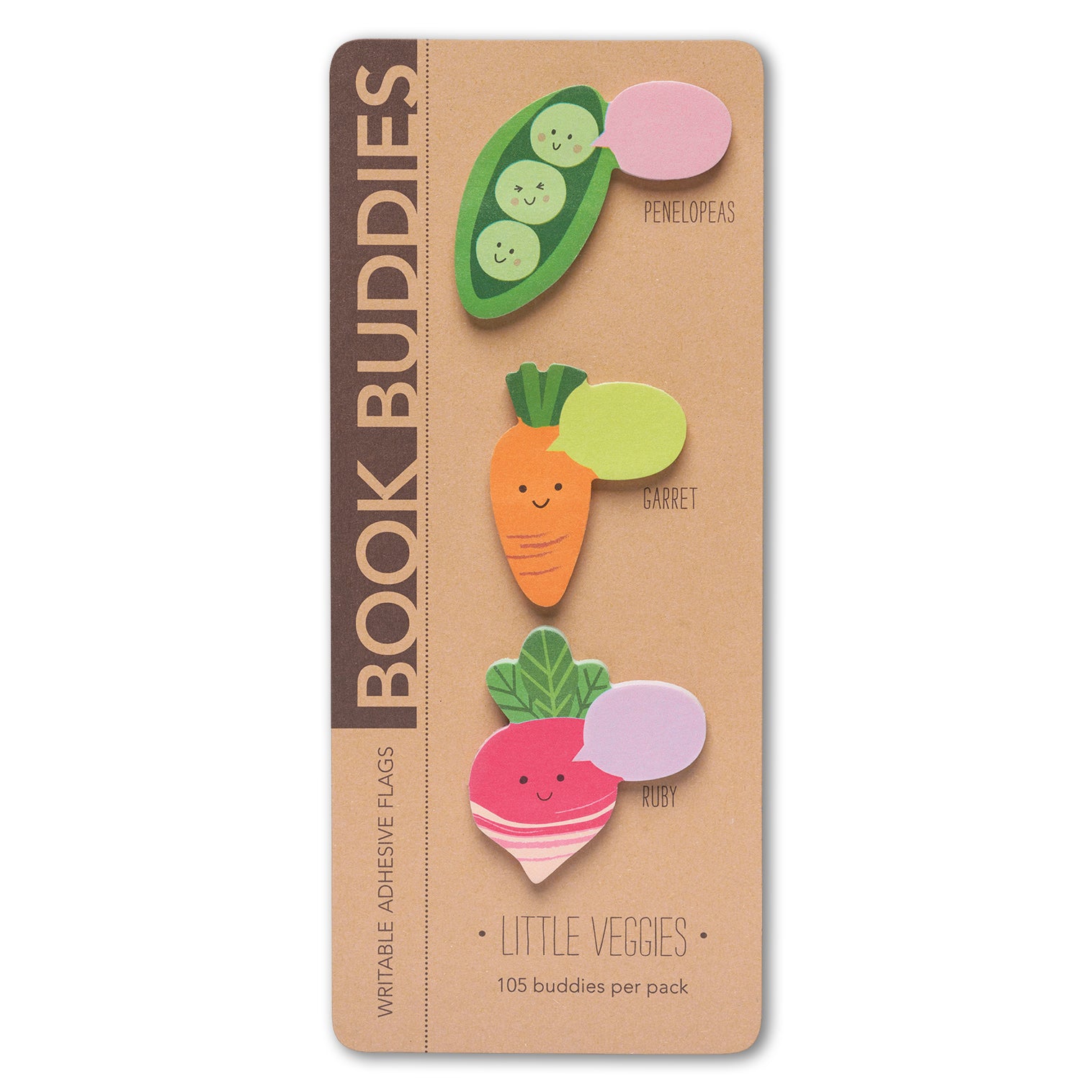  Little Veggies Book Buddies Sticky Page Flags、mySite、ghnorth