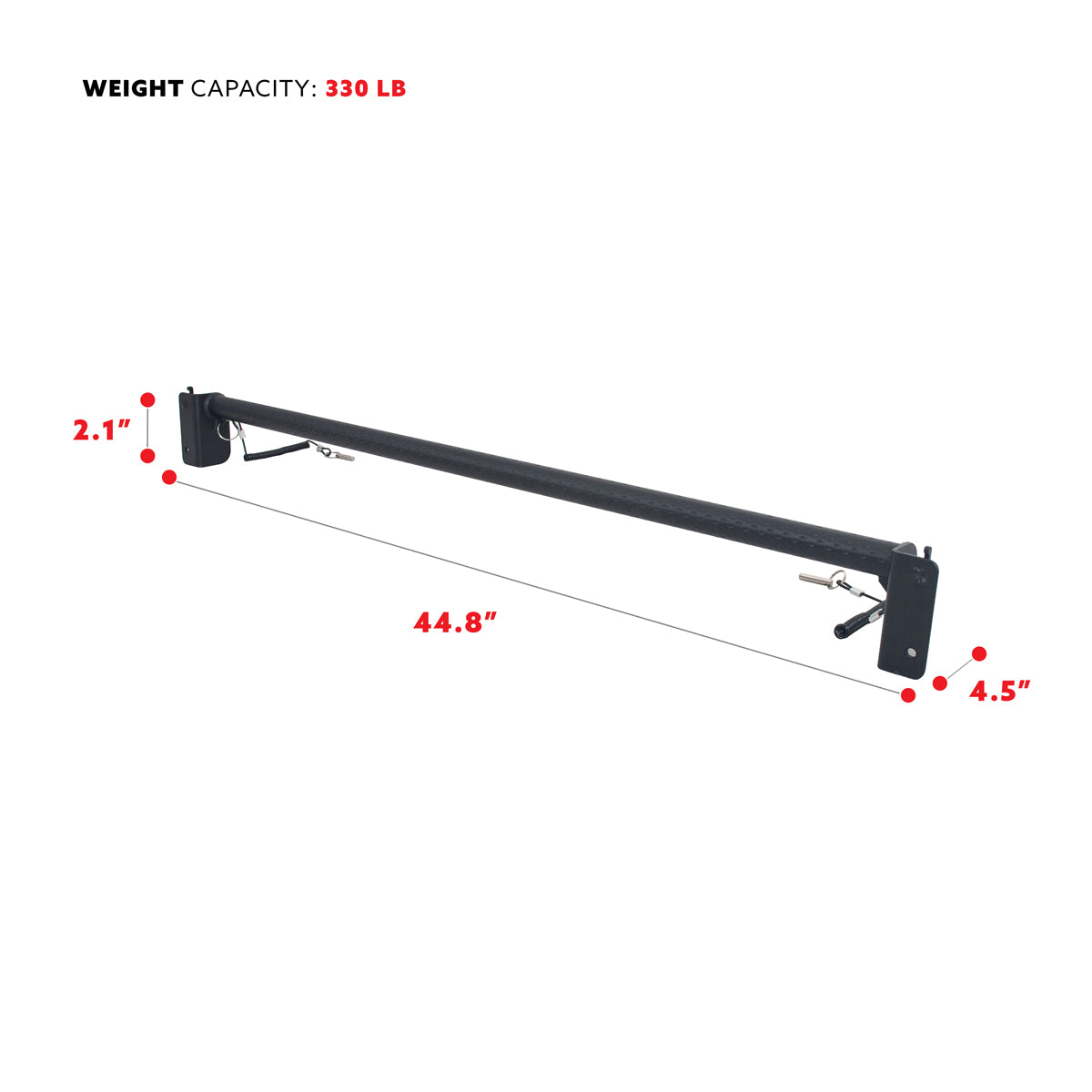  Adjustable Pull Up Bar Attachment for Power Racks and Cages、mySite、ghnorth